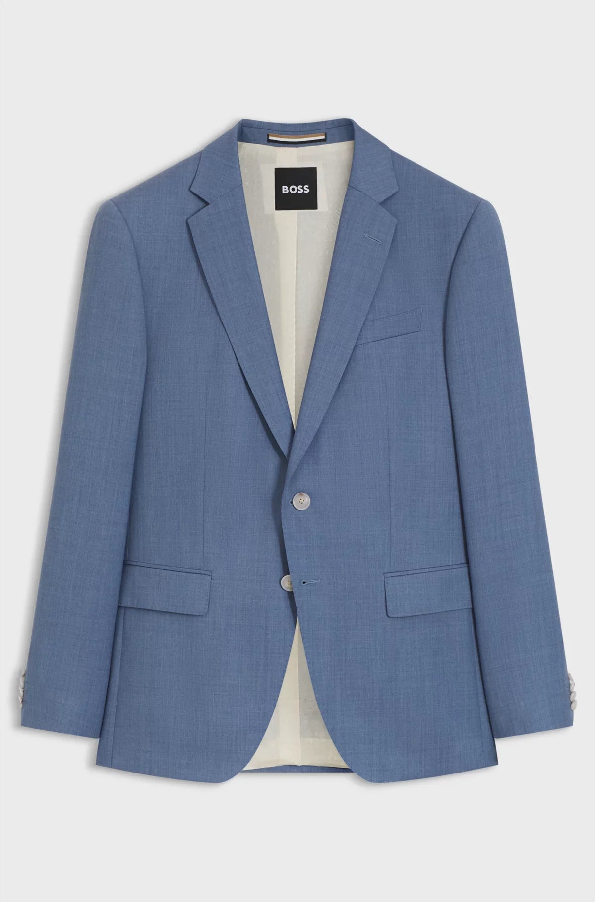 SLIM-FIT SUIT JACKET IN VIRGIN-WOOL SERGE
