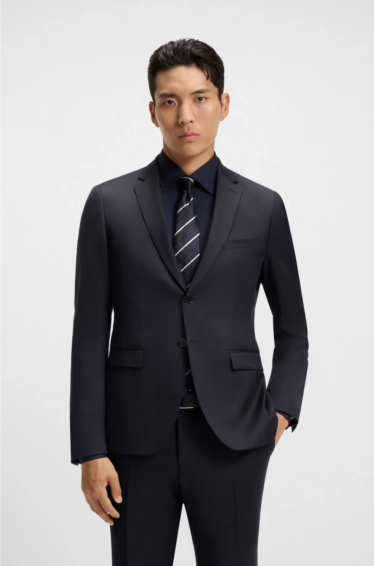 GIACCA COMPLETO EXTRA SLIM FIT IN SERGIA DI PURA LANA VERGINE