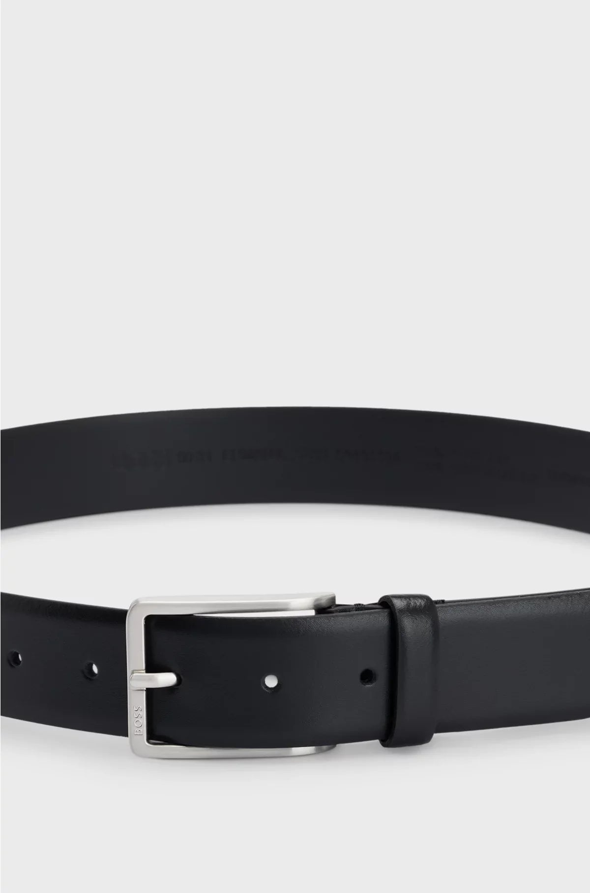CINTURA IN PELLE MADE IN ITALY CON FIBBIA AD ARDIGLIONE