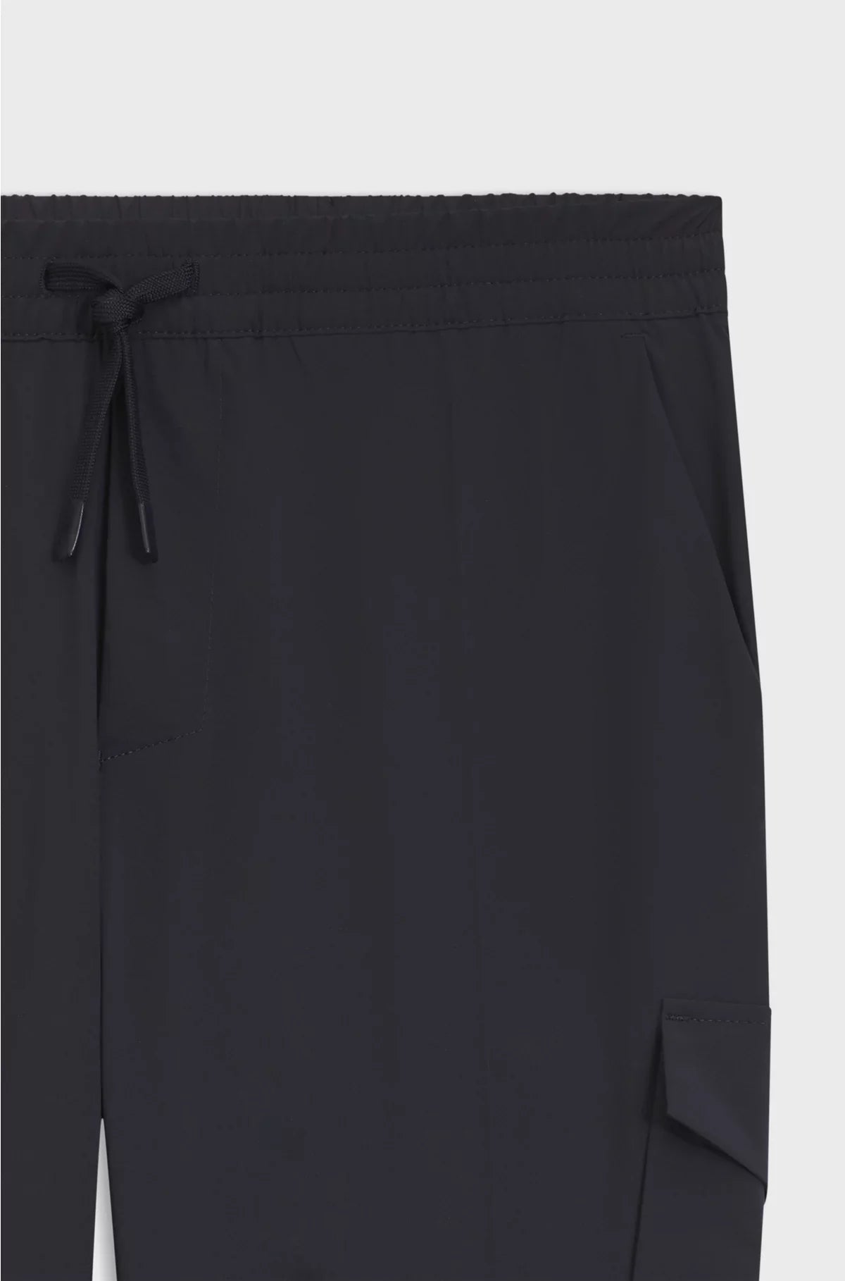 TAPERED-FIT TROUSERS IN EASY-IRON STRETCH POPLIN