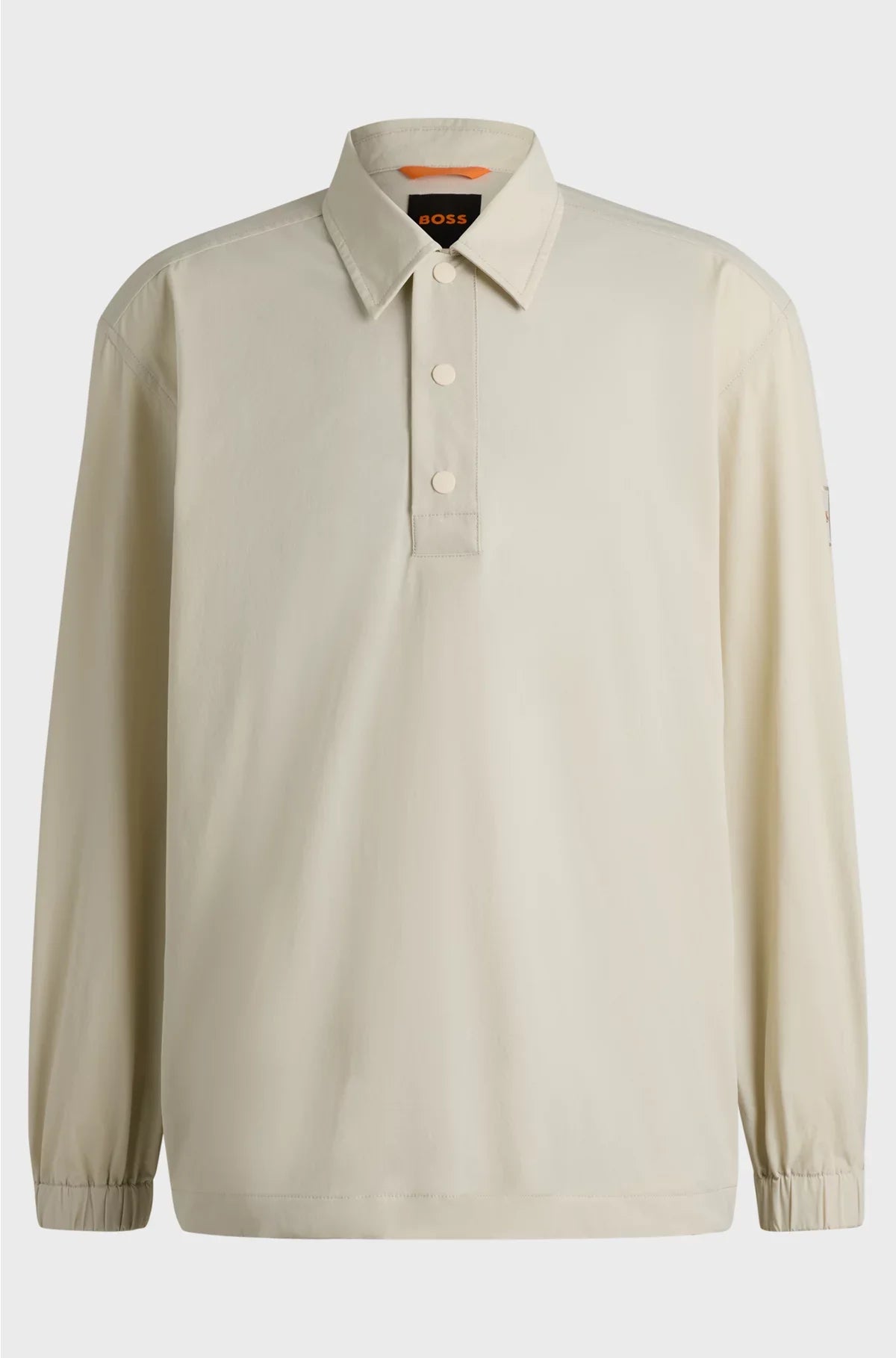 OVERSIZED-FIT OVERSHIRT IN WATER-REPELLENT STRETCH FABRIC