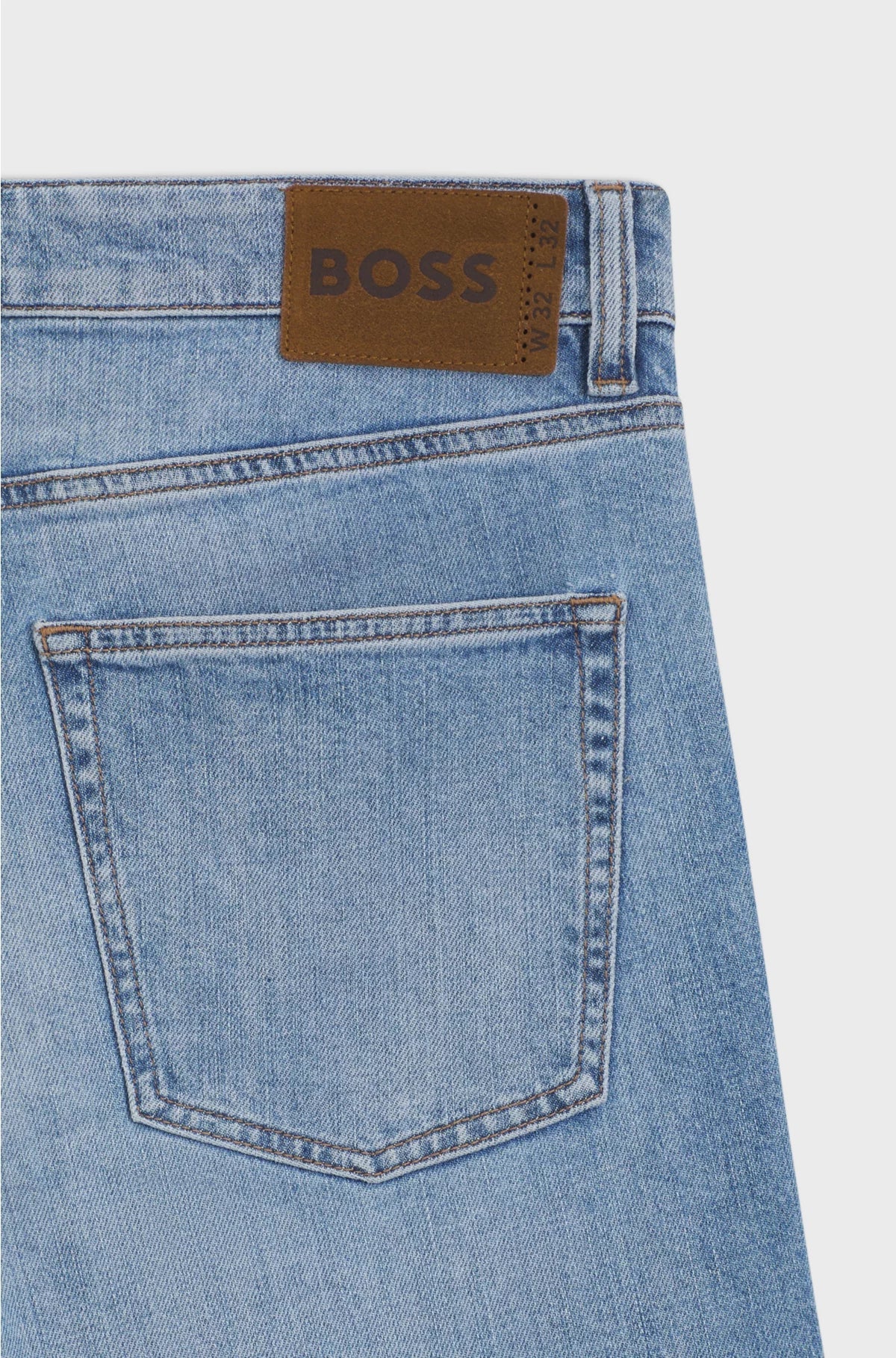 SLIM-FIT JEANS IN BLUE COMFORT-STRETCH DENIM
