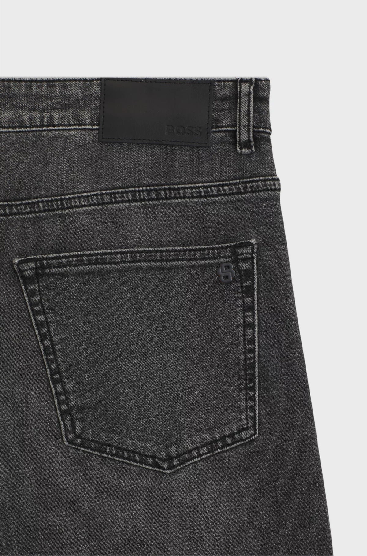 DELAWARE SLIM-FIT JEANS IN GREY COMFORT-STRETCH DENIM