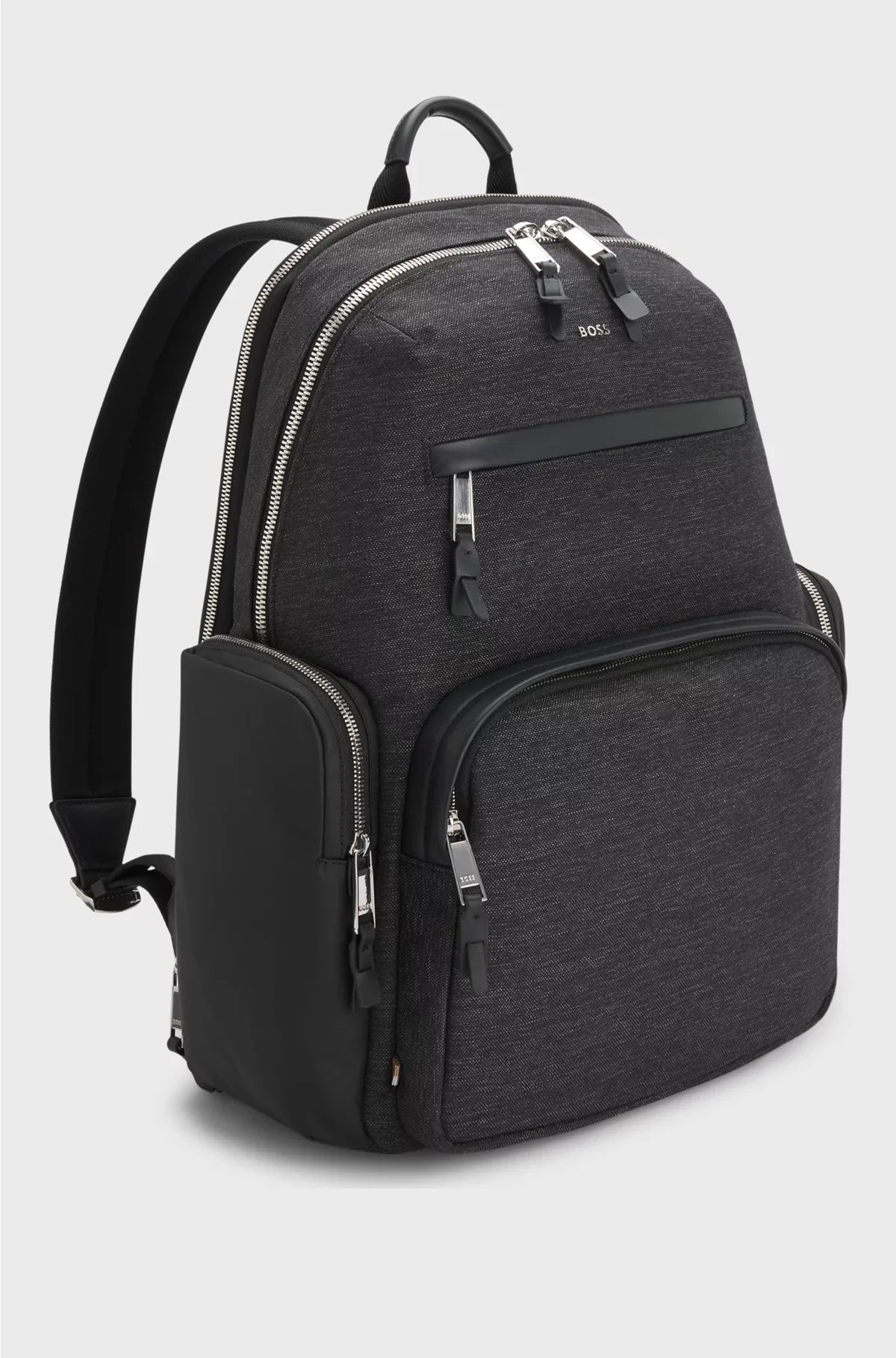 ZAINO CON TASCHE LATERALI A CONTRASTO