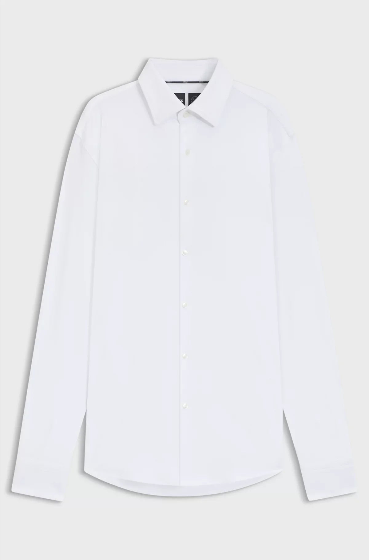 CAMICIA SLIM-FIT IN FLANELLA SPALMATA ELASTICIZZATA