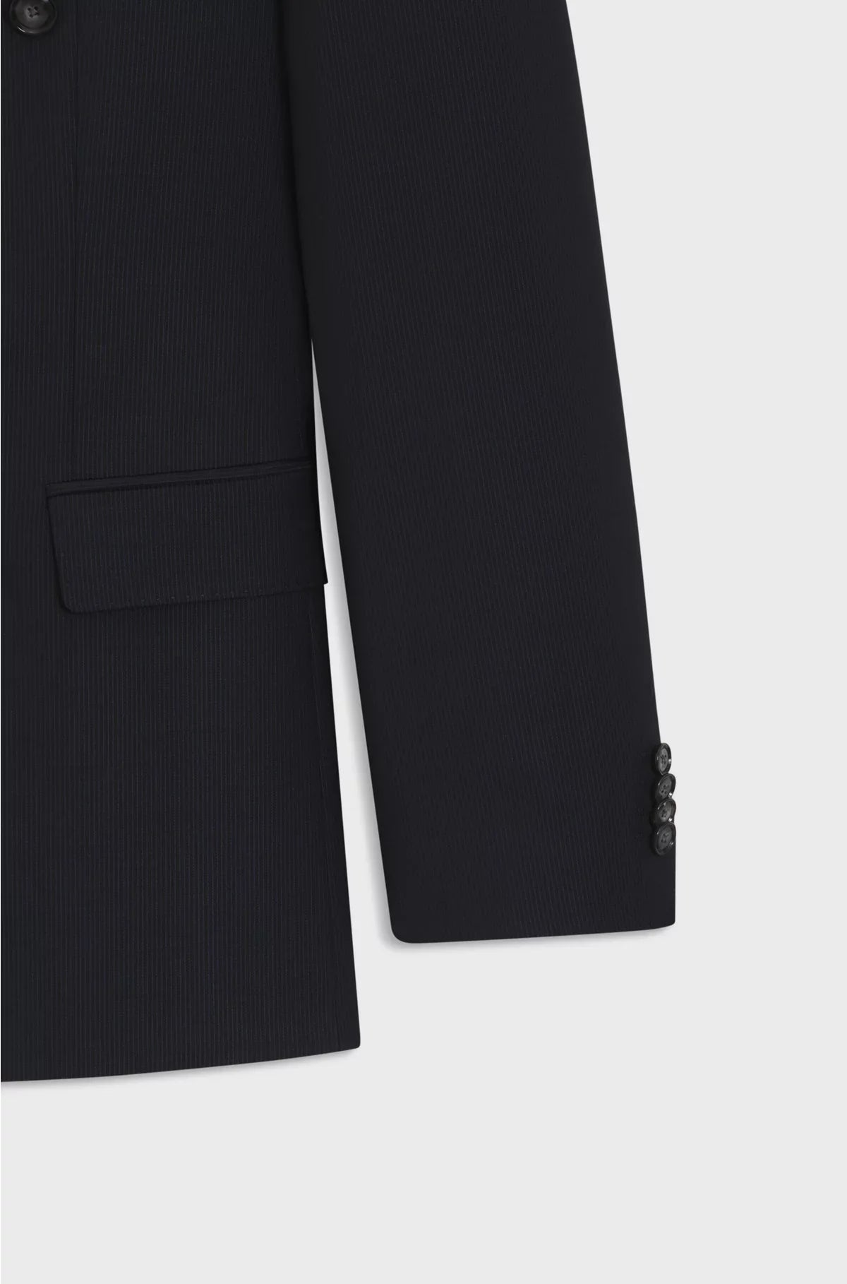 ABITO DUE PEZZI SLIM-FIT IN PURA LANA VERGINE A RIGHE GESSATE