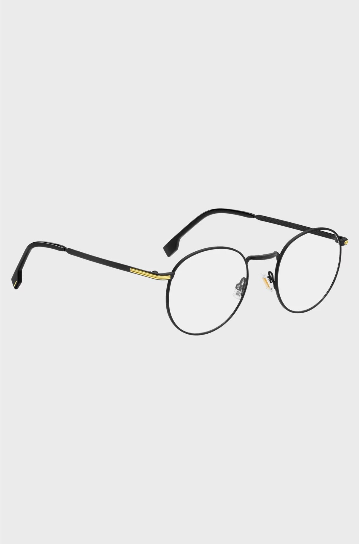 BLACK-STEEL OPTICAL FRAMES WITH SIGNATURE HARDWARE