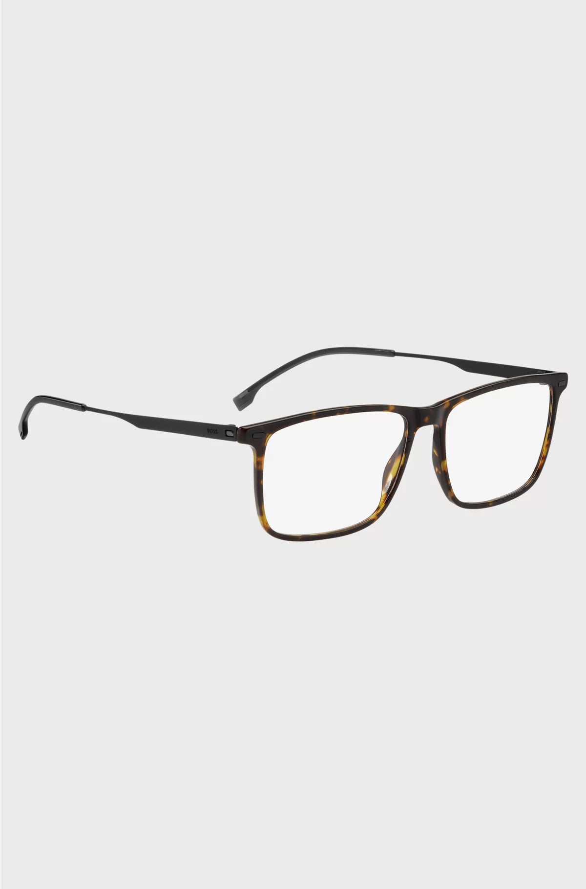 HAVANA-ACETATE OPTICAL FRAMES WITH BLACK-STEEL TEMPLES
