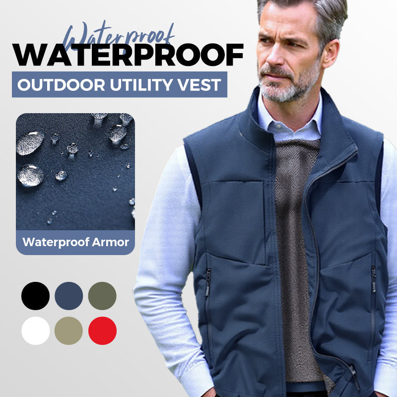 Gilet da uomo impermeabile per attività all'aperto