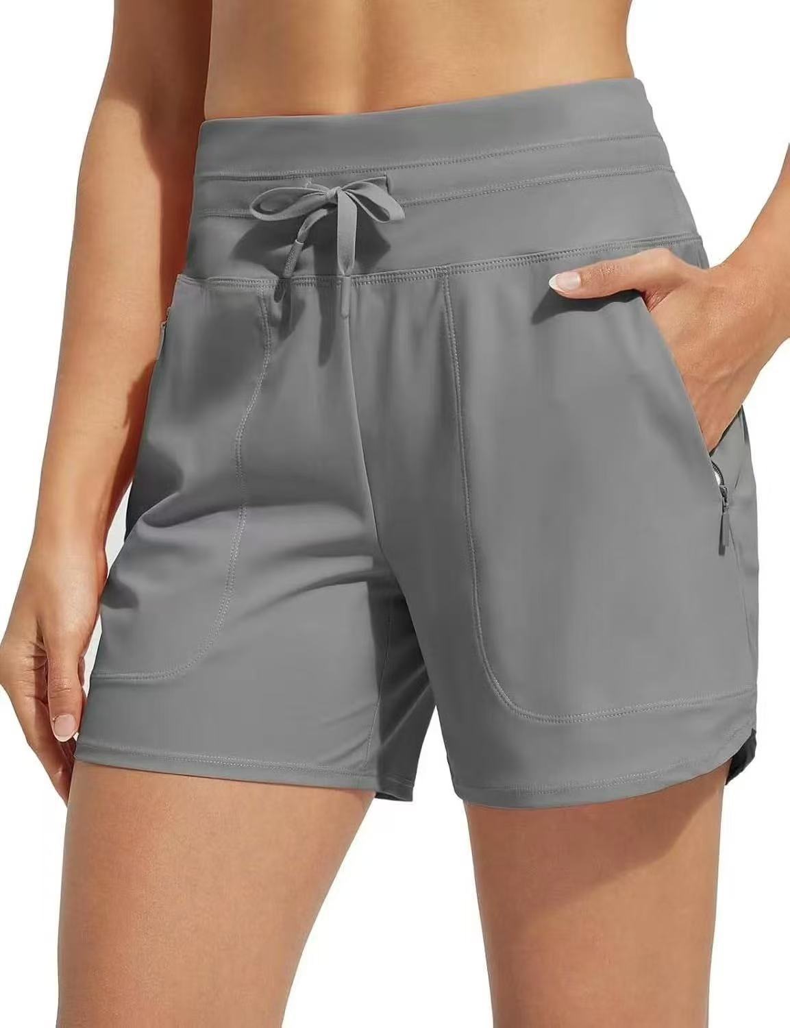 🌞Summer Hot Sale 50% OFF🩳Women's High-Waisted Quick-Dry Swim Shorts