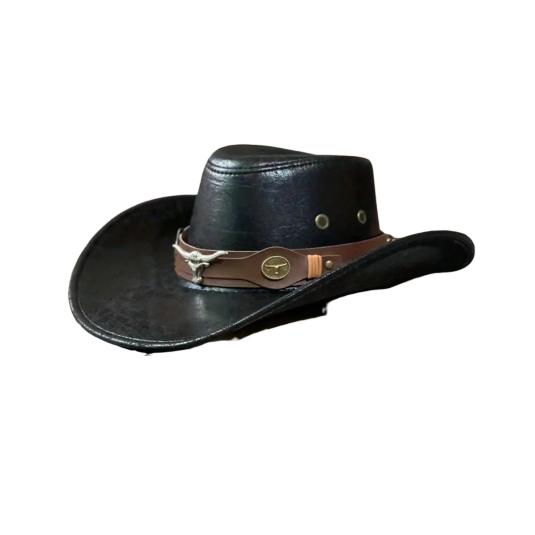 🤠 LIMITED-TIME 50% OFF! ☀️ Breathable Sunshade Cowboy Hat – Wide Brim, Rivet Details, Lightweight 🌵
