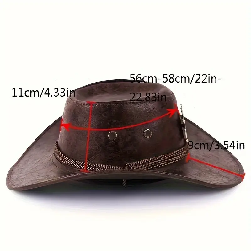 🤠 LIMITED-TIME 50% OFF! ☀️ Breathable Sunshade Cowboy Hat – Wide Brim, Rivet Details, Lightweight 🌵