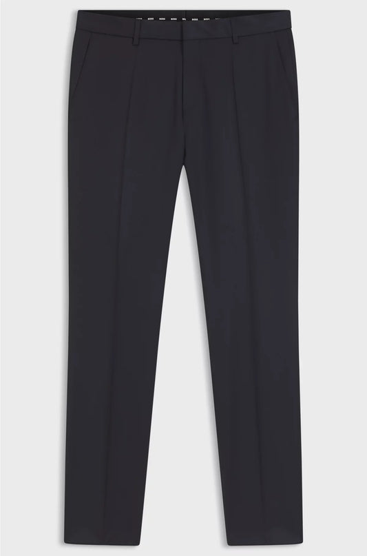 SLIM-FIT TROUSERS IN VIRGIN-WOOL SERGE