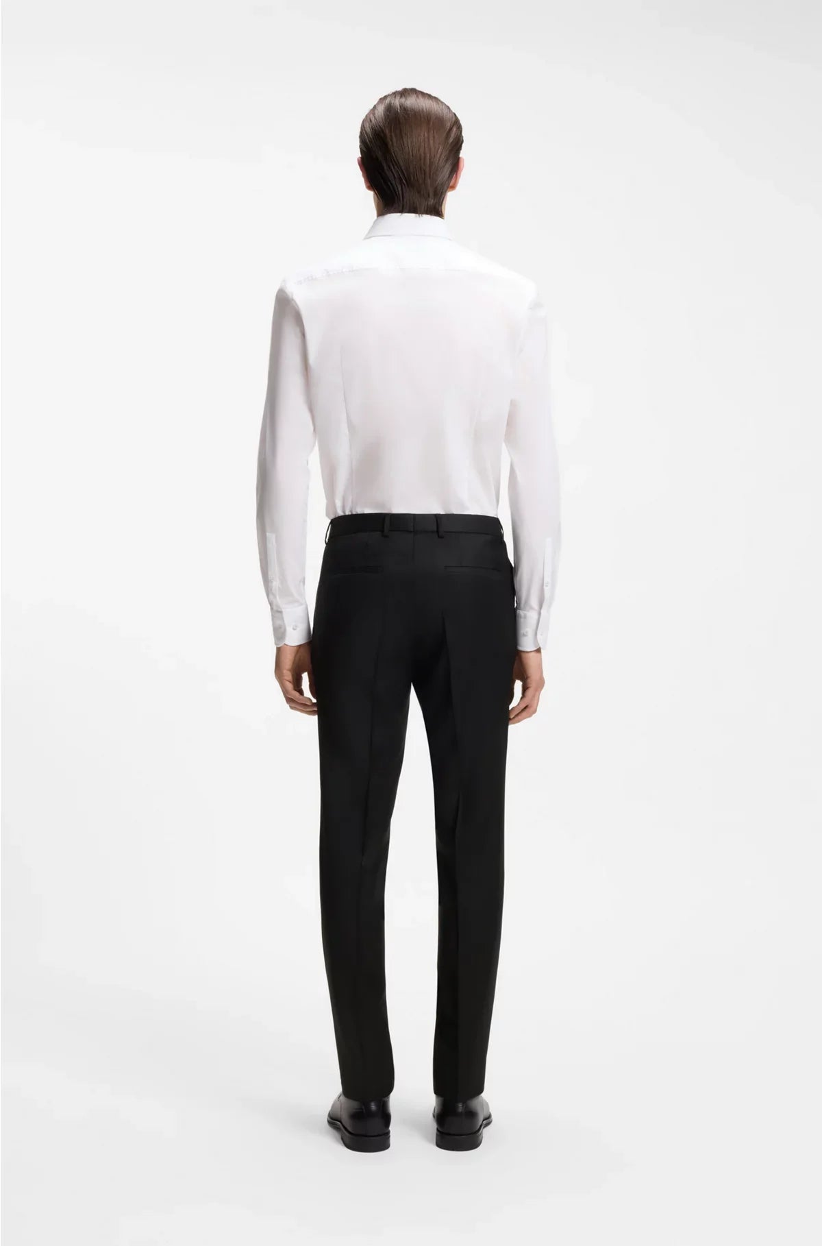 EXTRA-SLIM-FIT TROUSERS IN VIRGIN-WOOL SERGE