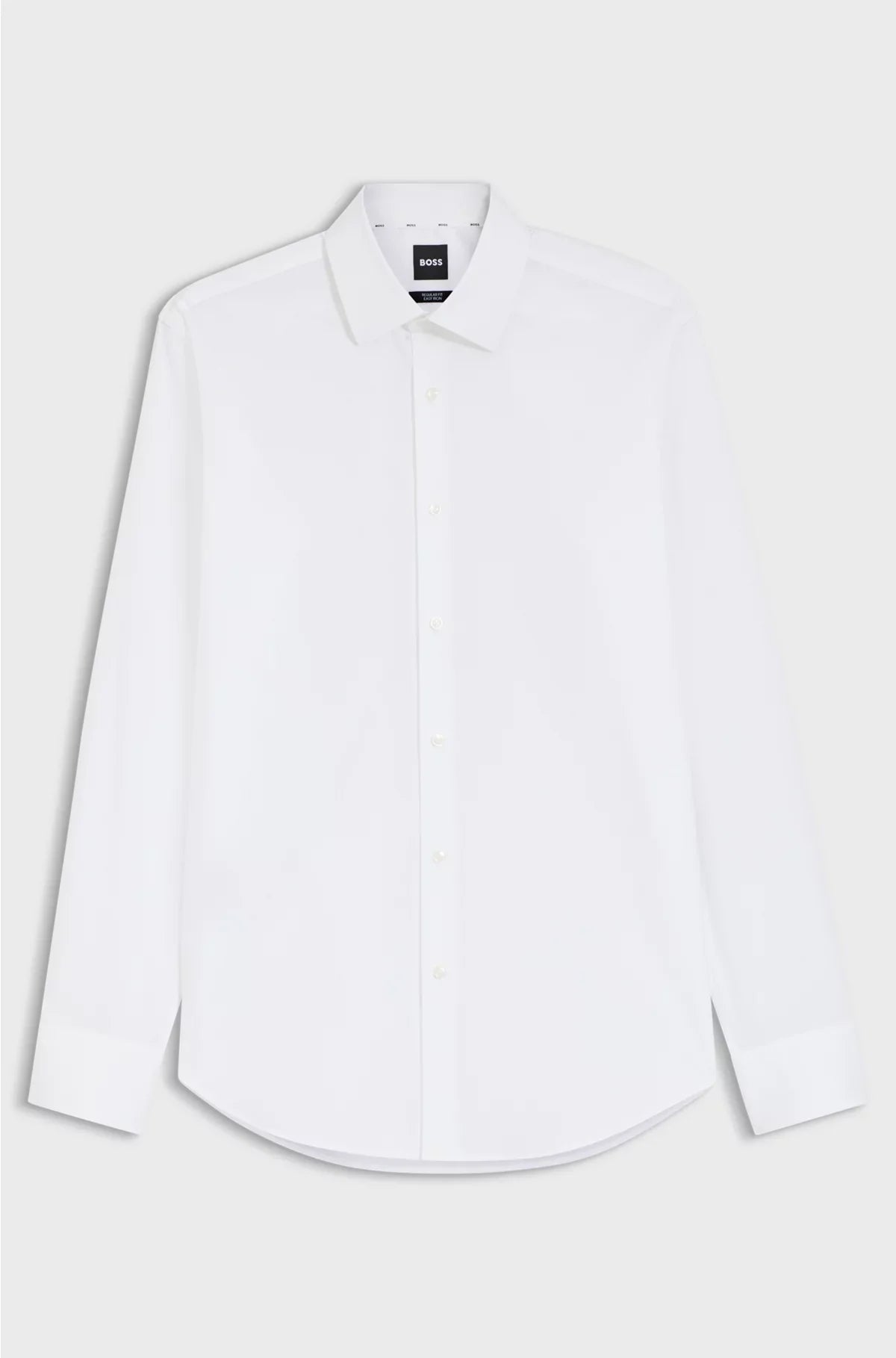 REGULAR-FIT SHIRT IN EASY-IRON STRETCH-COTTON POPLIN