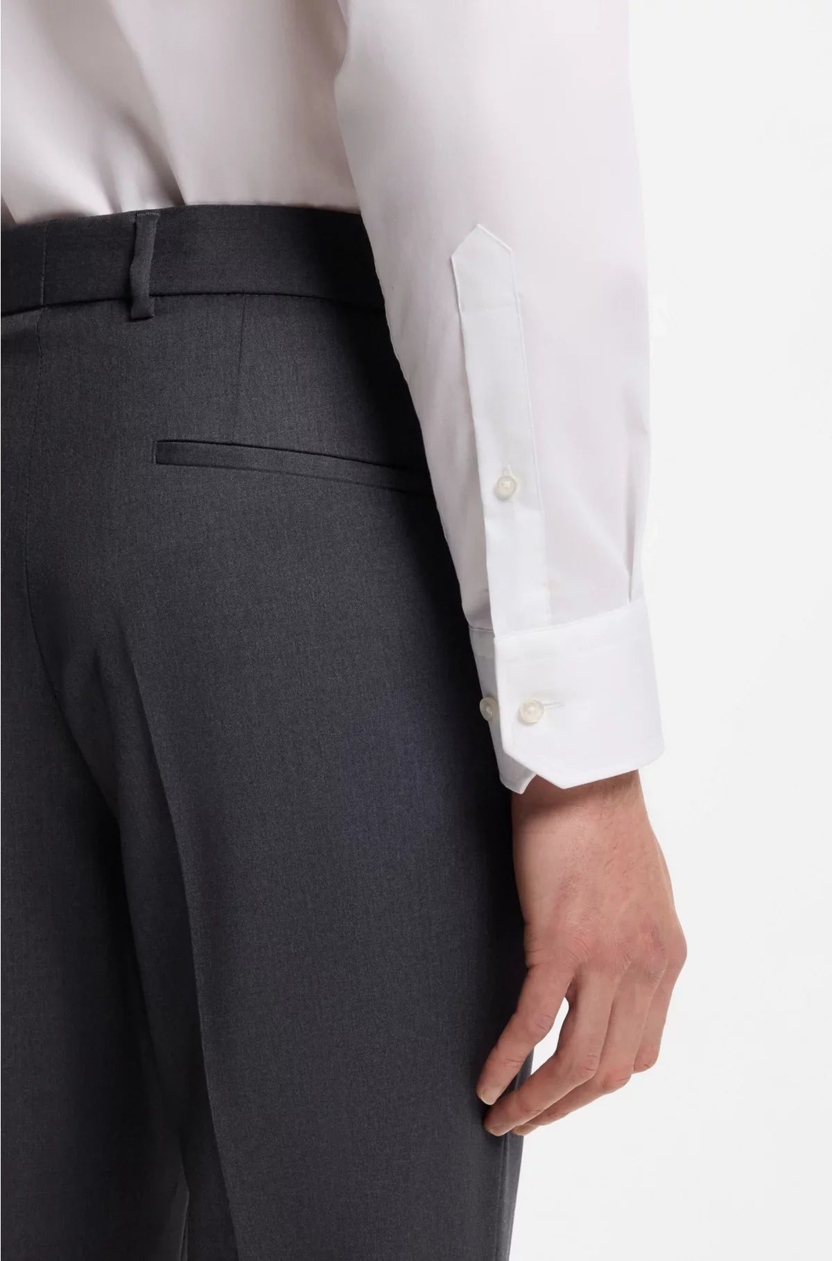 Camicia REGULAR-FIT in popeline di cotone facile da stirare
