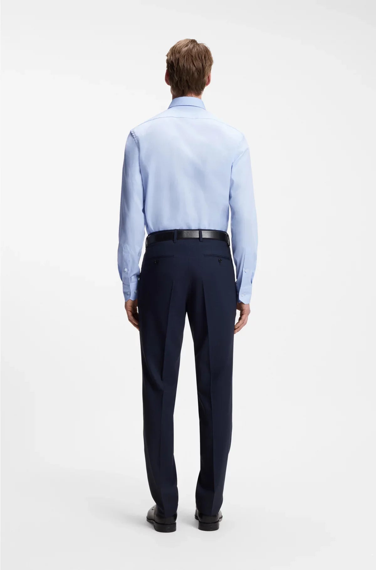 REGULAR-FIT SHIRT IN STRETCH-COTTON TWILL