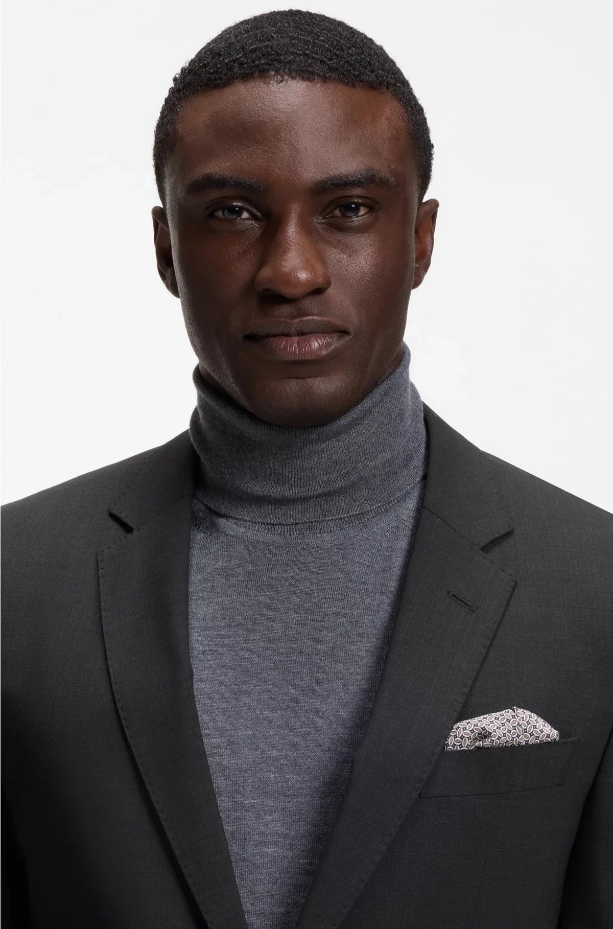 SLIM-FIT JACKET IN STRETCH VIRGIN WOOL