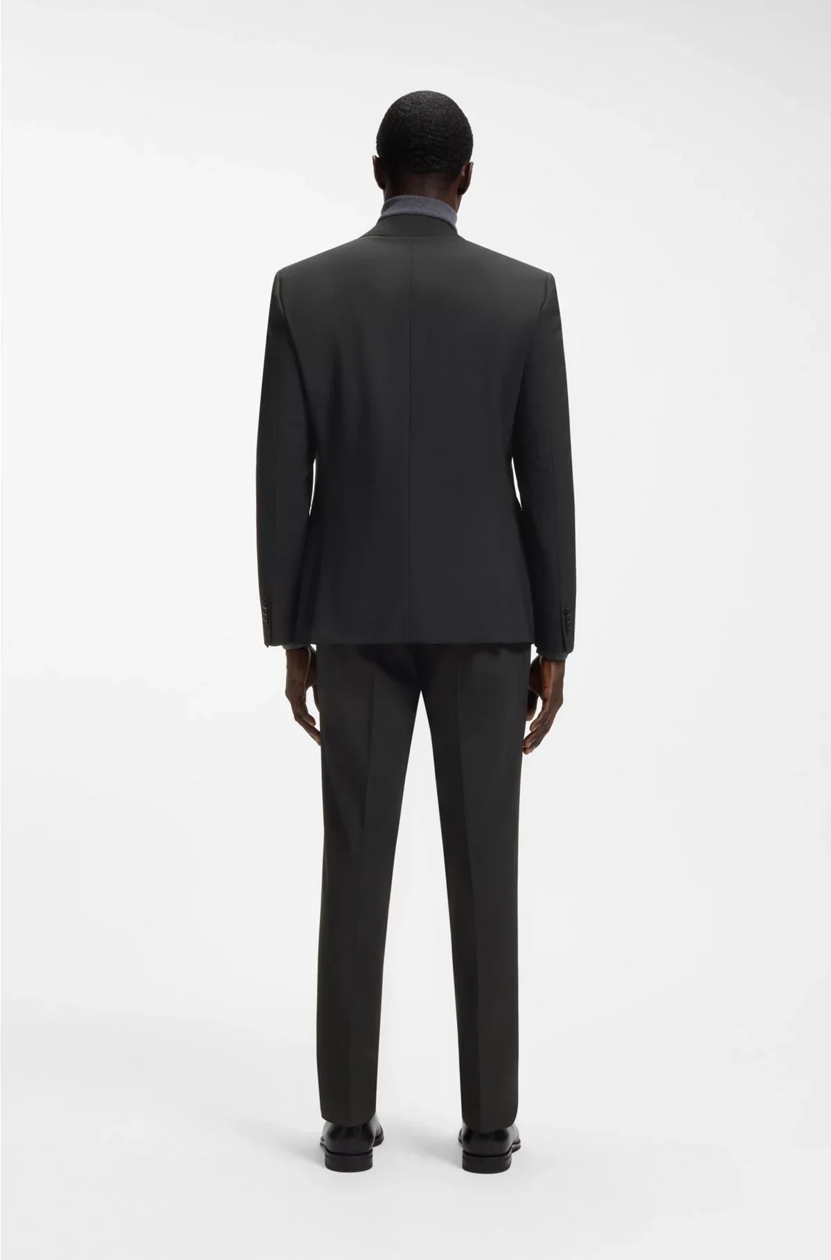 SLIM-FIT JACKET IN STRETCH VIRGIN WOOL