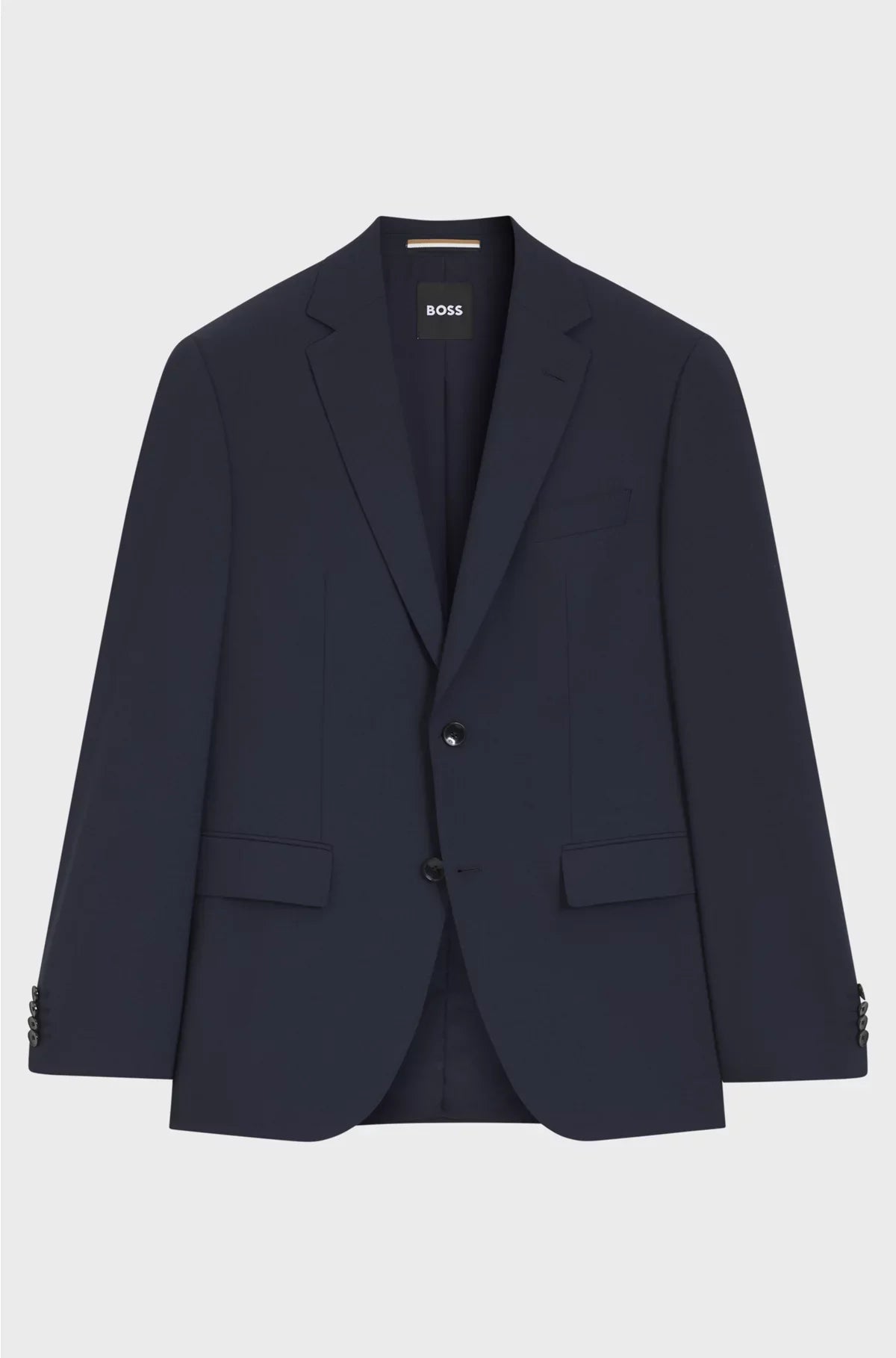 Giacca da abito regular fit in lana vergine stretch