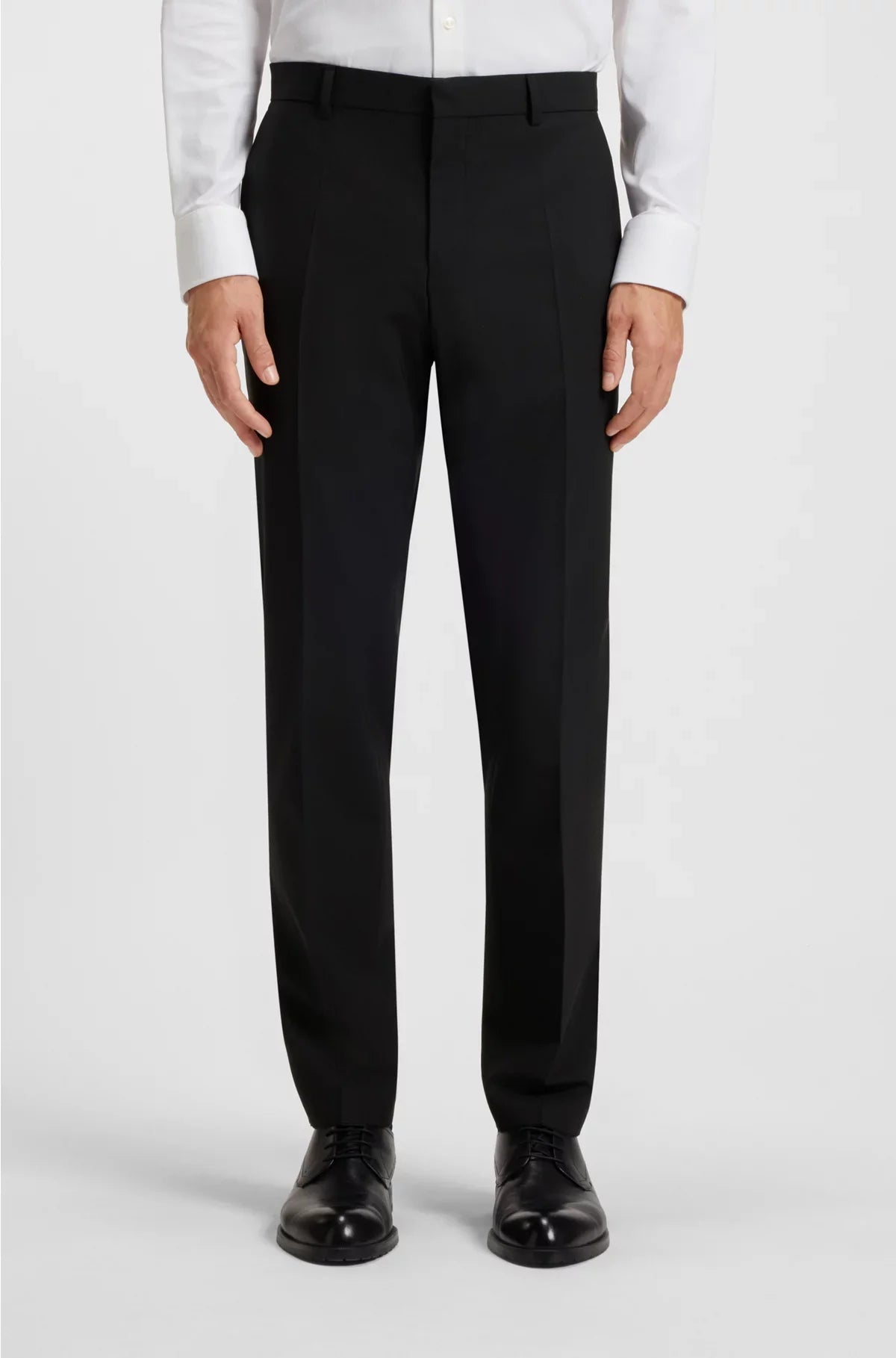 SLIM-FIT TROUSERS IN STRETCH VIRGIN WOOL