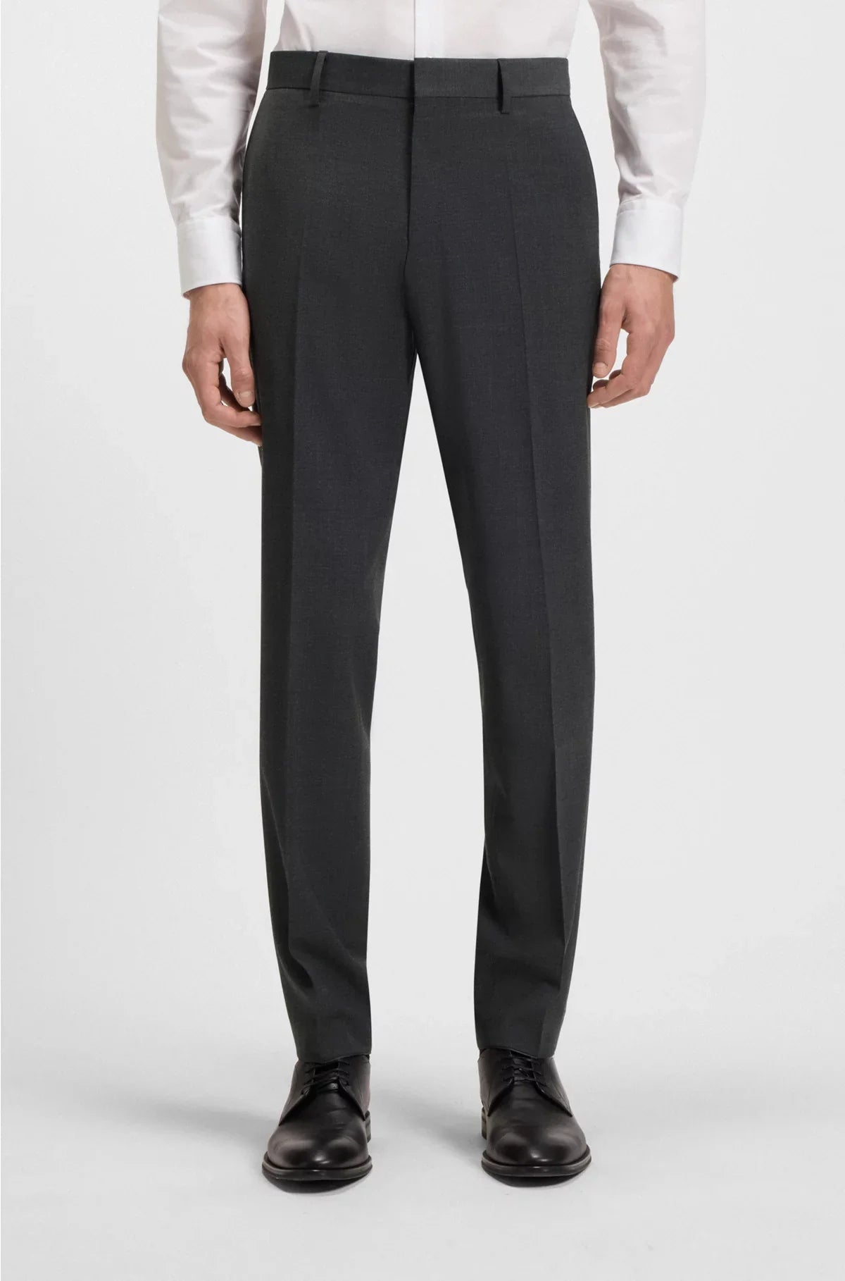 SLIM-FIT TROUSERS IN A VIRGIN-WOOL BLEND