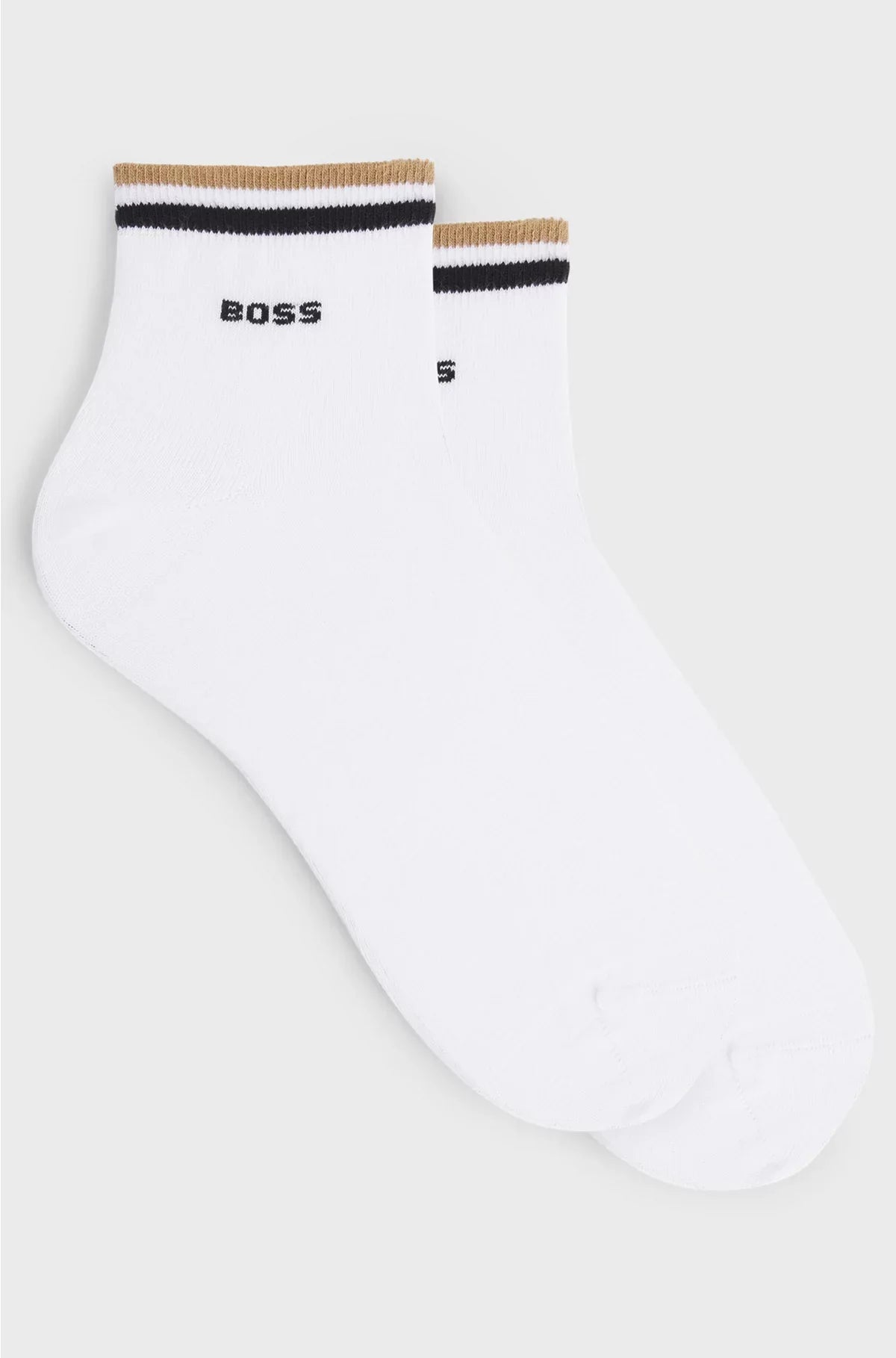 TWO-PACK OF SHORT SOCKS WITH SIGNATURE-STRIPE CUFFS