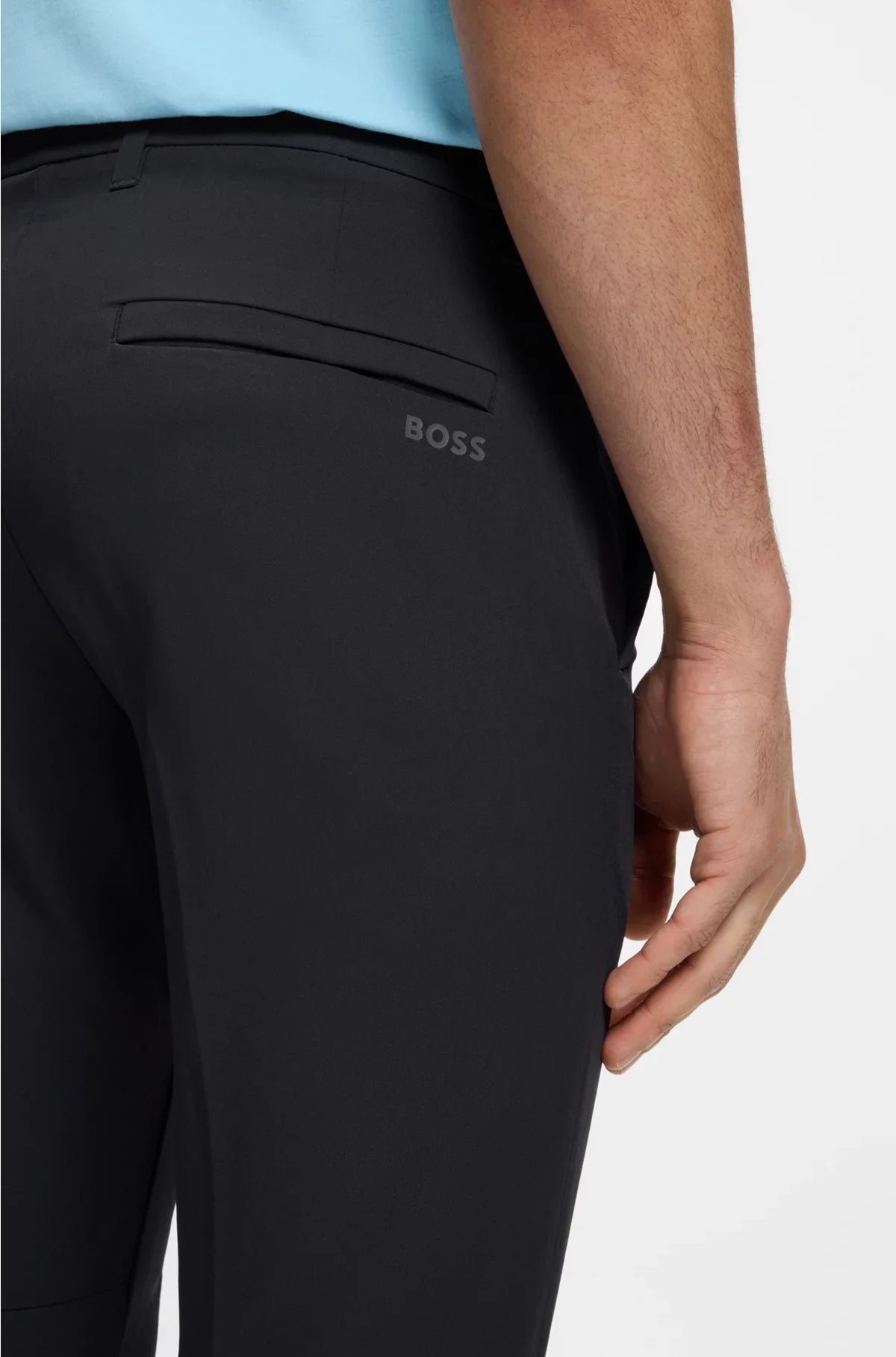 SLIM-FIT CHINOS IN EASY-IRON FOUR-WAY STRETCH FABRIC