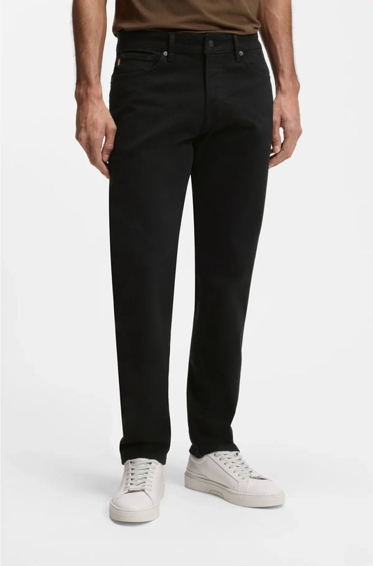 JEANS MAINE REGULAR FIT IN DENIM ELASTICIZZATO STAY-BLACK
