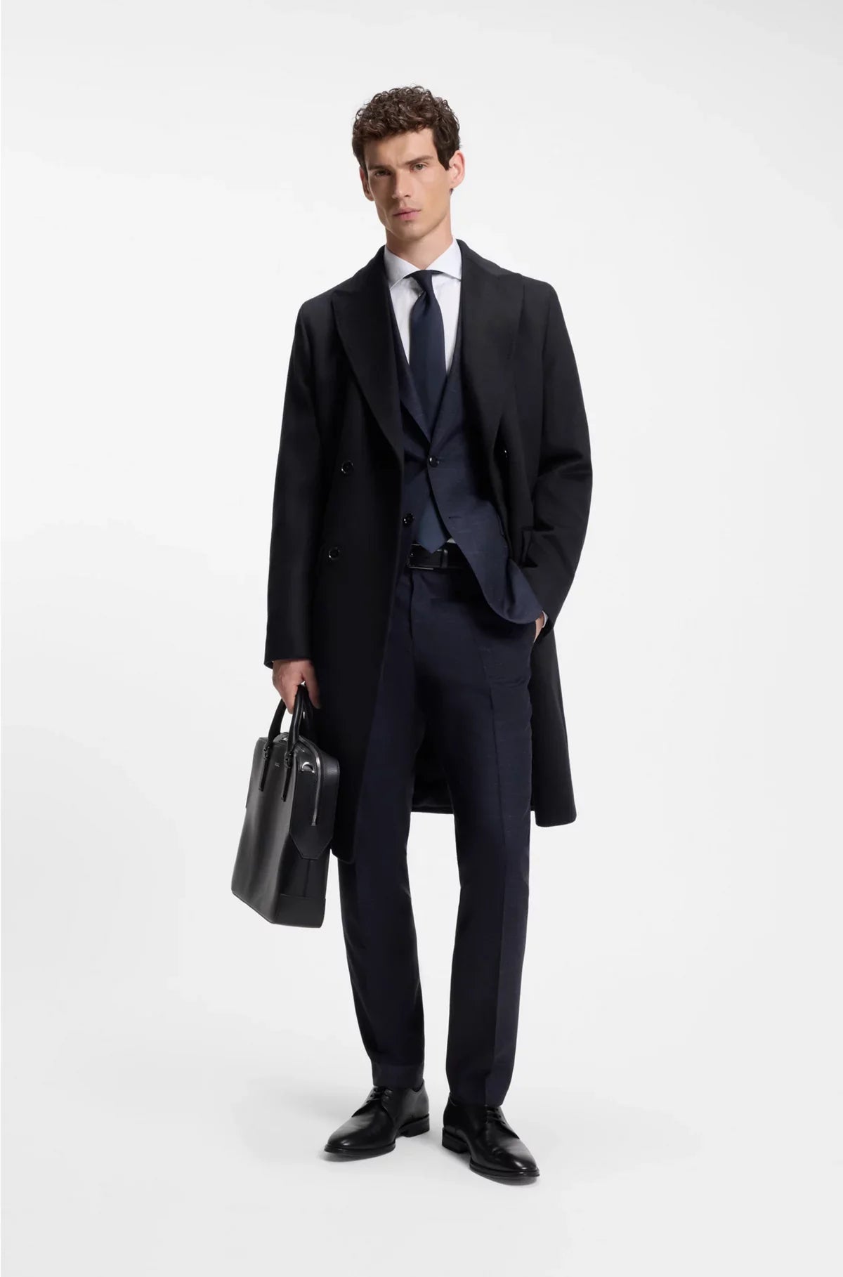 CAPPOTTO DOPPIOPETTO IN LANA E CASHMERE