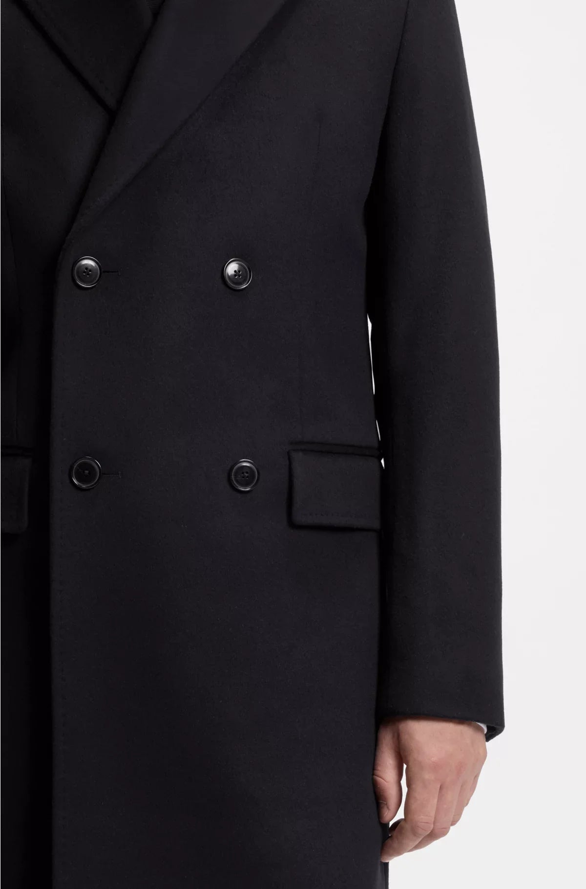 CAPPOTTO DOPPIOPETTO IN LANA E CASHMERE