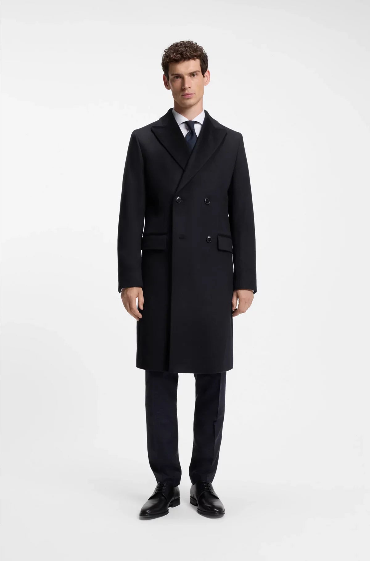 CAPPOTTO DOPPIOPETTO IN LANA E CASHMERE