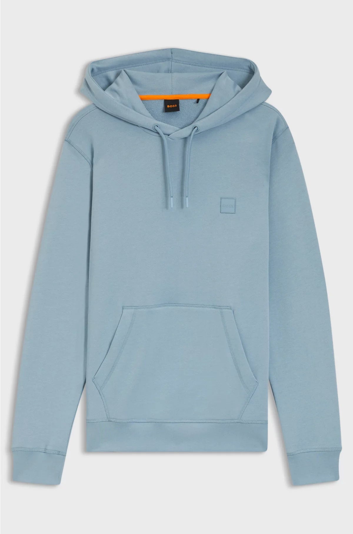 COTTON-TERRY HOODIE WITH LOGO PATCH