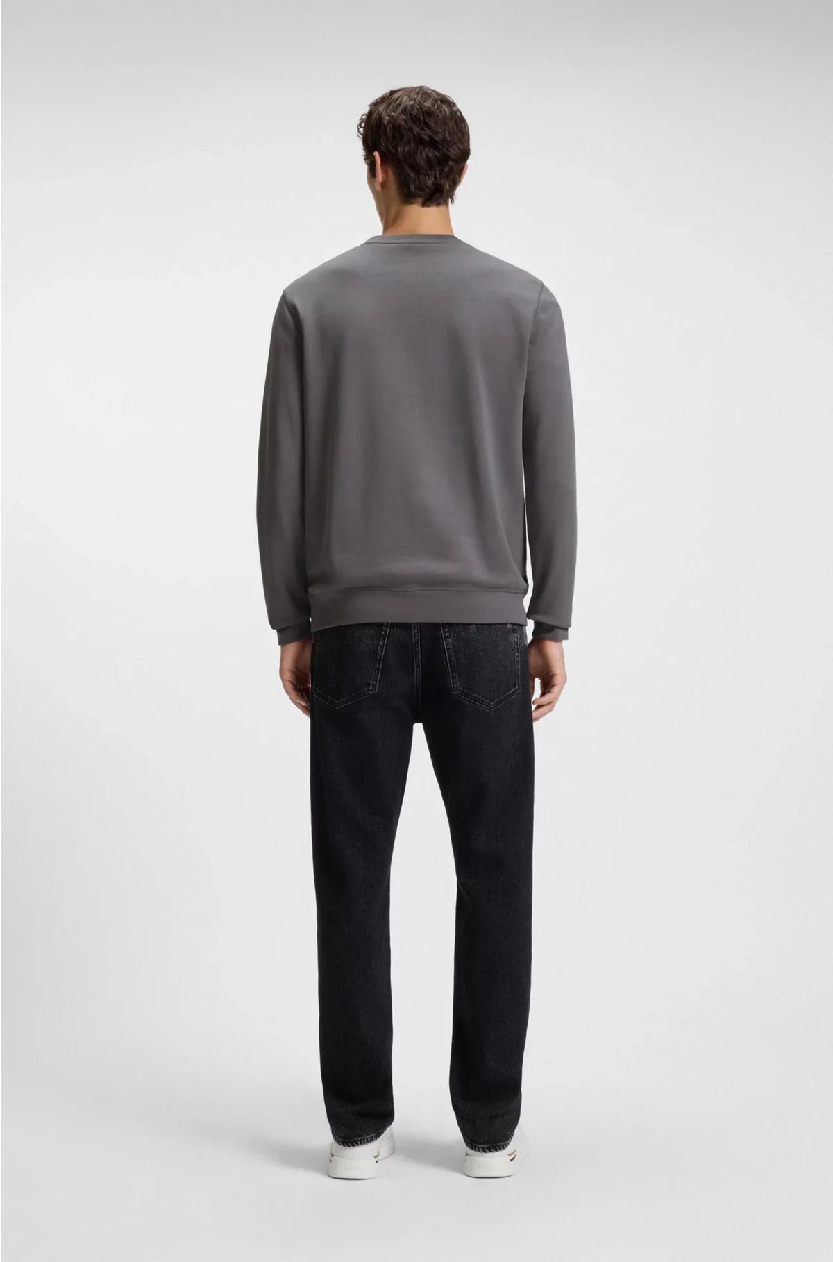 COTTON-TERRY SWEATSHIRT WITH LOGO PATCH
