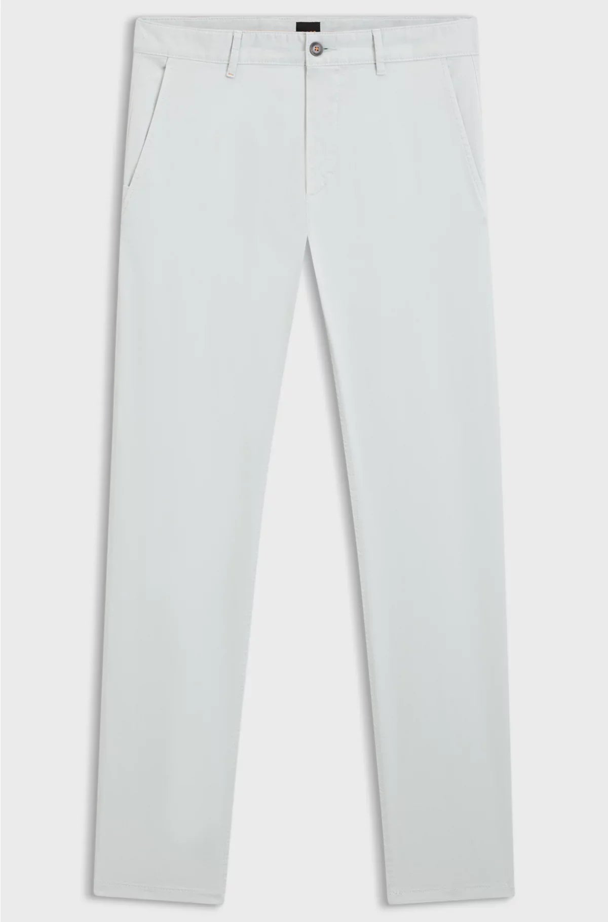 SLIM-FIT TROUSERS IN STRETCH-COTTON SATIN