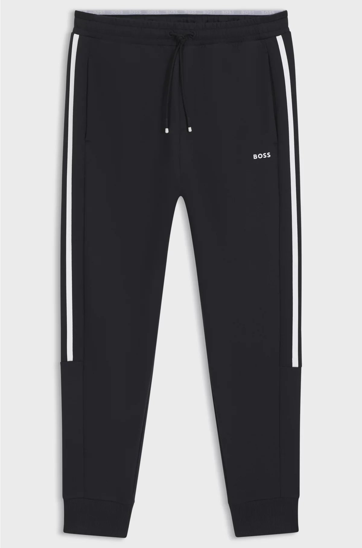 PANTALONI DELLA TUTA IN COTONE STRETCH CON INSERTO A RIGHE