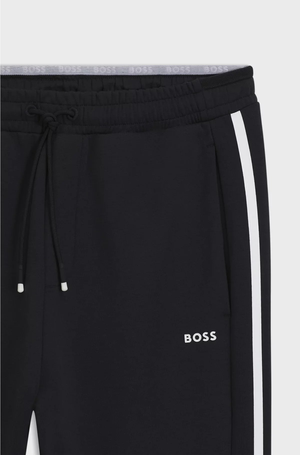 PANTALONI DELLA TUTA IN COTONE STRETCH CON INSERTO A RIGHE