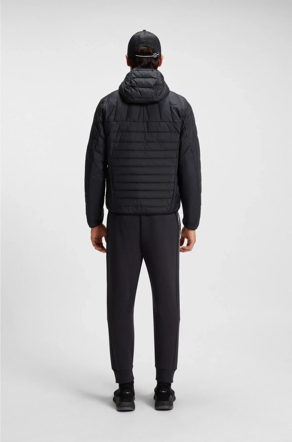 PANTALONI DELLA TUTA IN COTONE STRETCH CON INSERTO A RIGHE