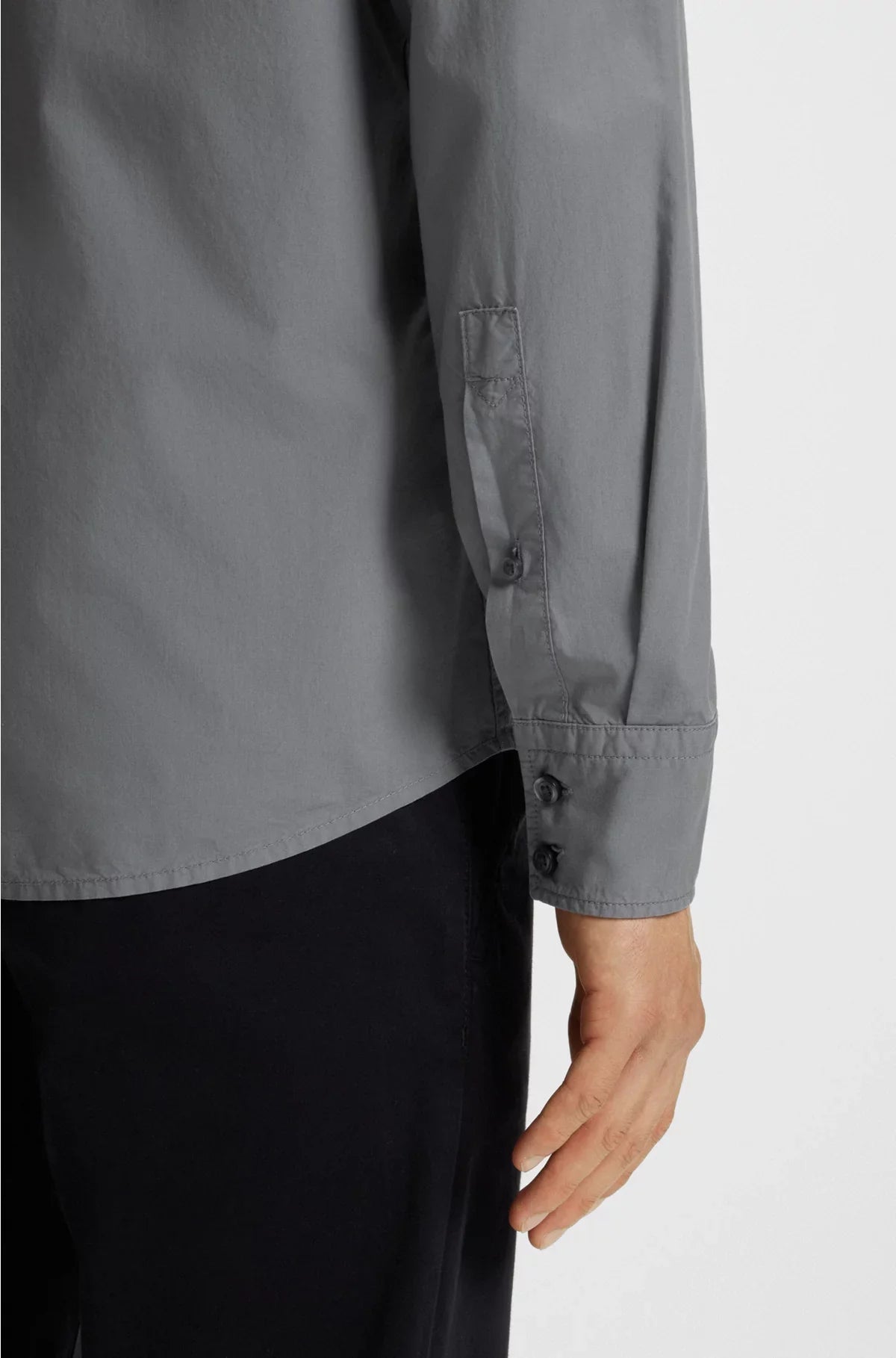 REGULAR-FIT SHIRT IN COTTON POPLIN