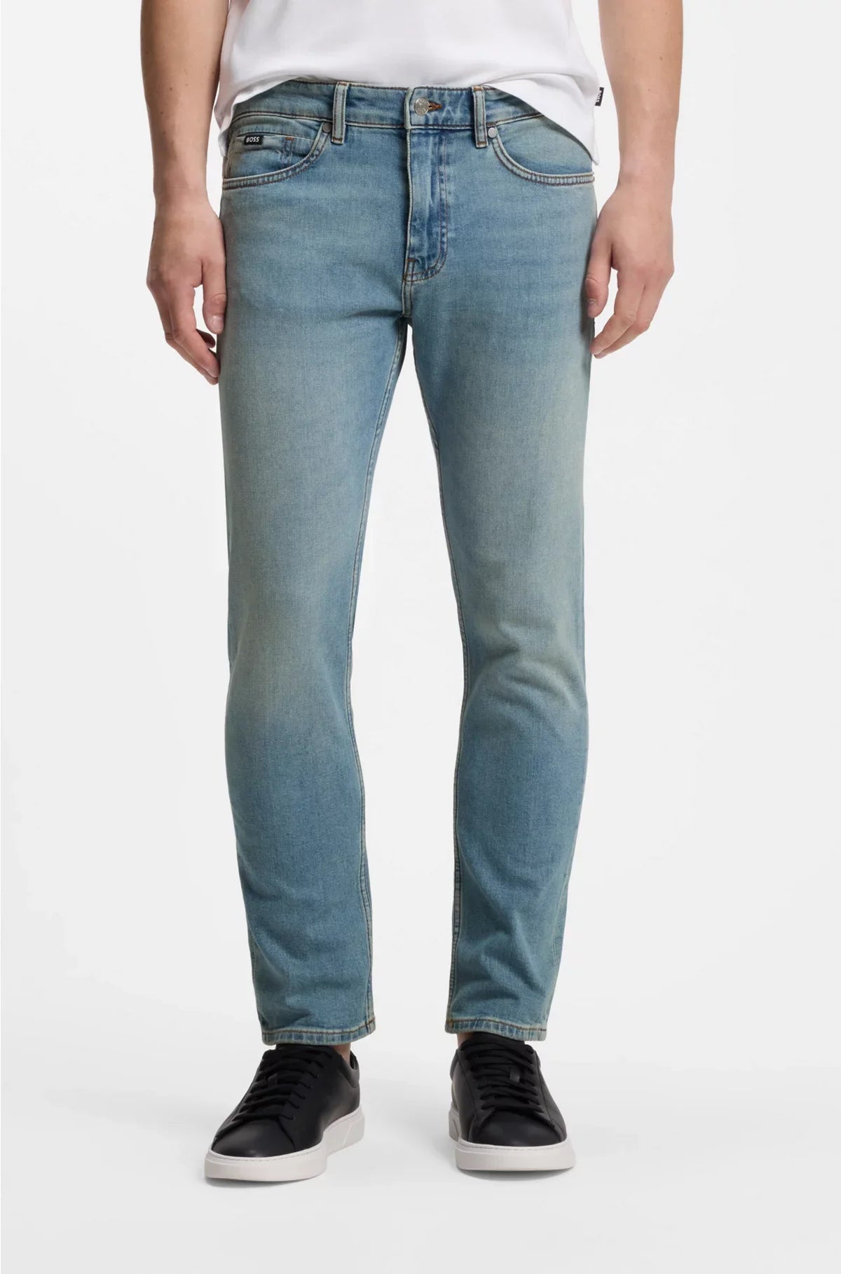 DELAWARE SLIM-FIT JEANS IN PURE-BLUE DENIM