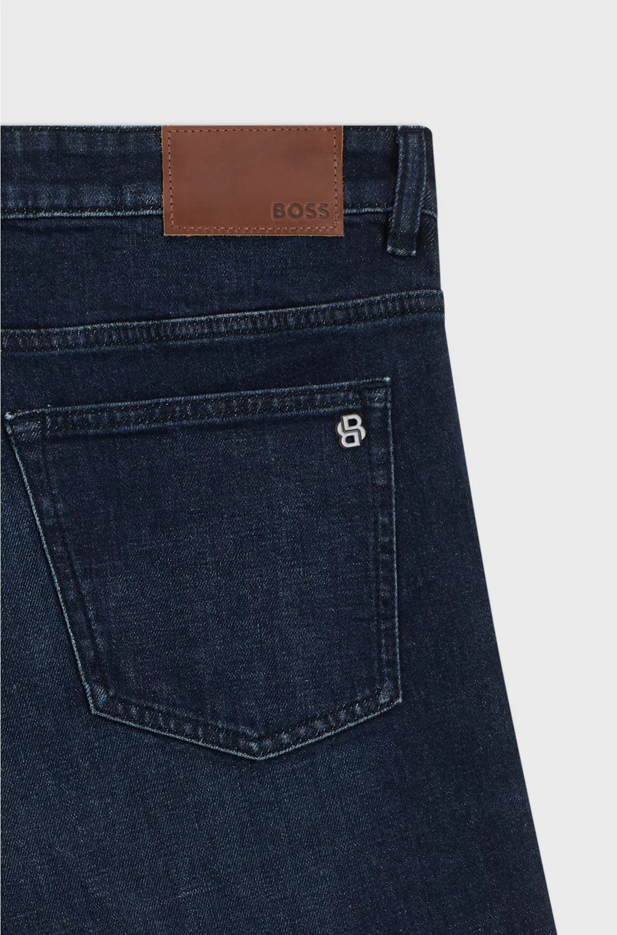 DELAWARE SLIM-FIT JEANS IN PURE-BLUE COMFORT-STRETCH DENIM