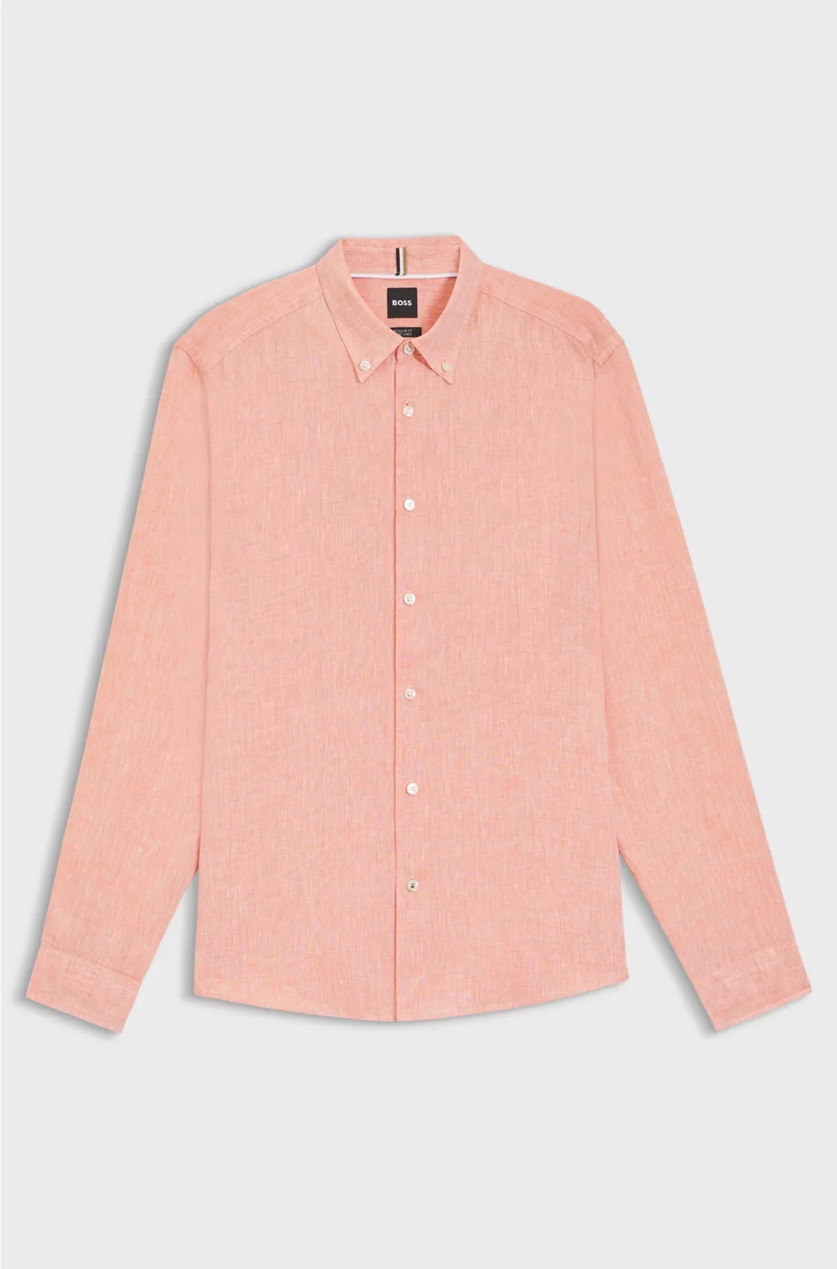 REGULAR-FIT BUTTON-DOWN SHIRT IN LINEN