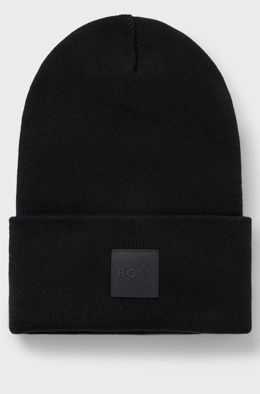 BERRETTO IN COTONE CON ETICHETTA LOGO