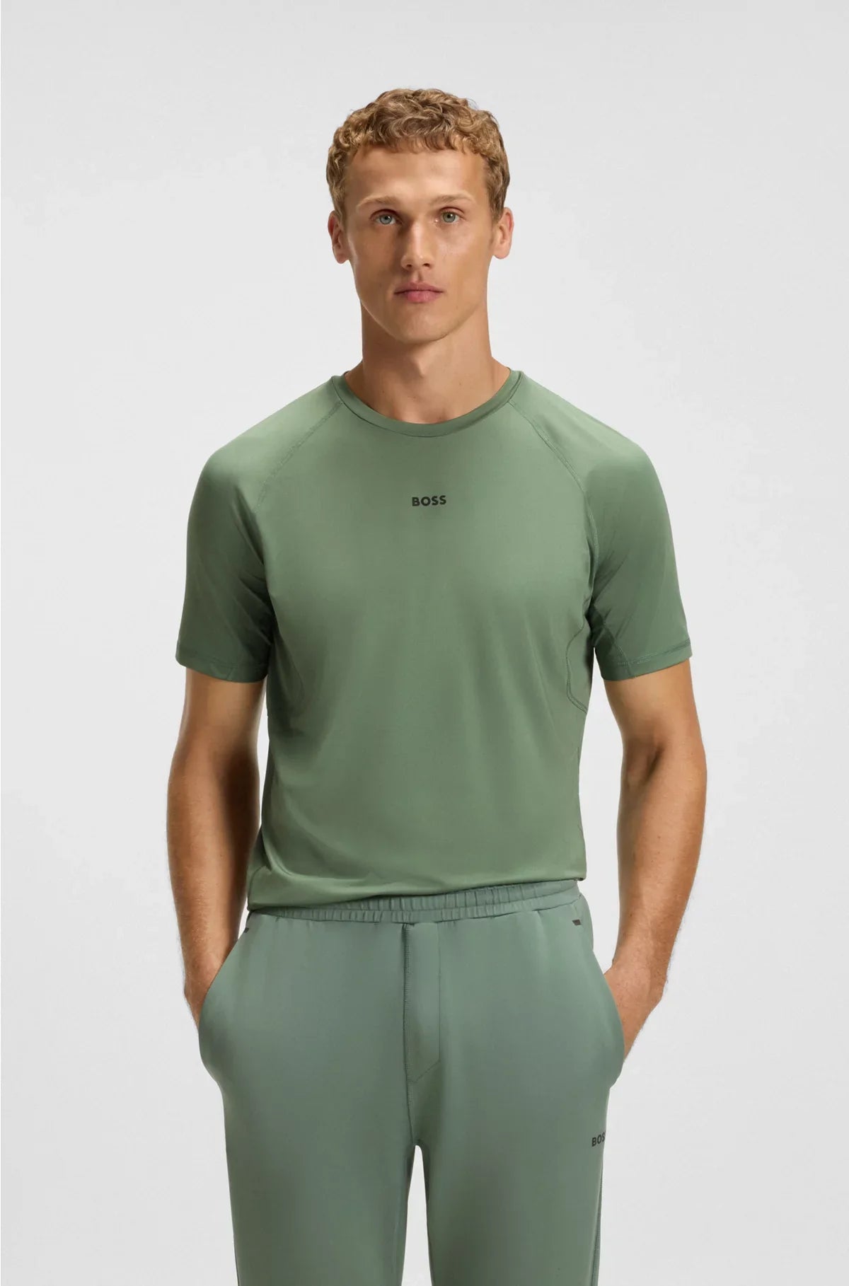 ACTIVE SLIM-FIT T-SHIRT WITH DECORATIVE REFLECTIVE DETAILS