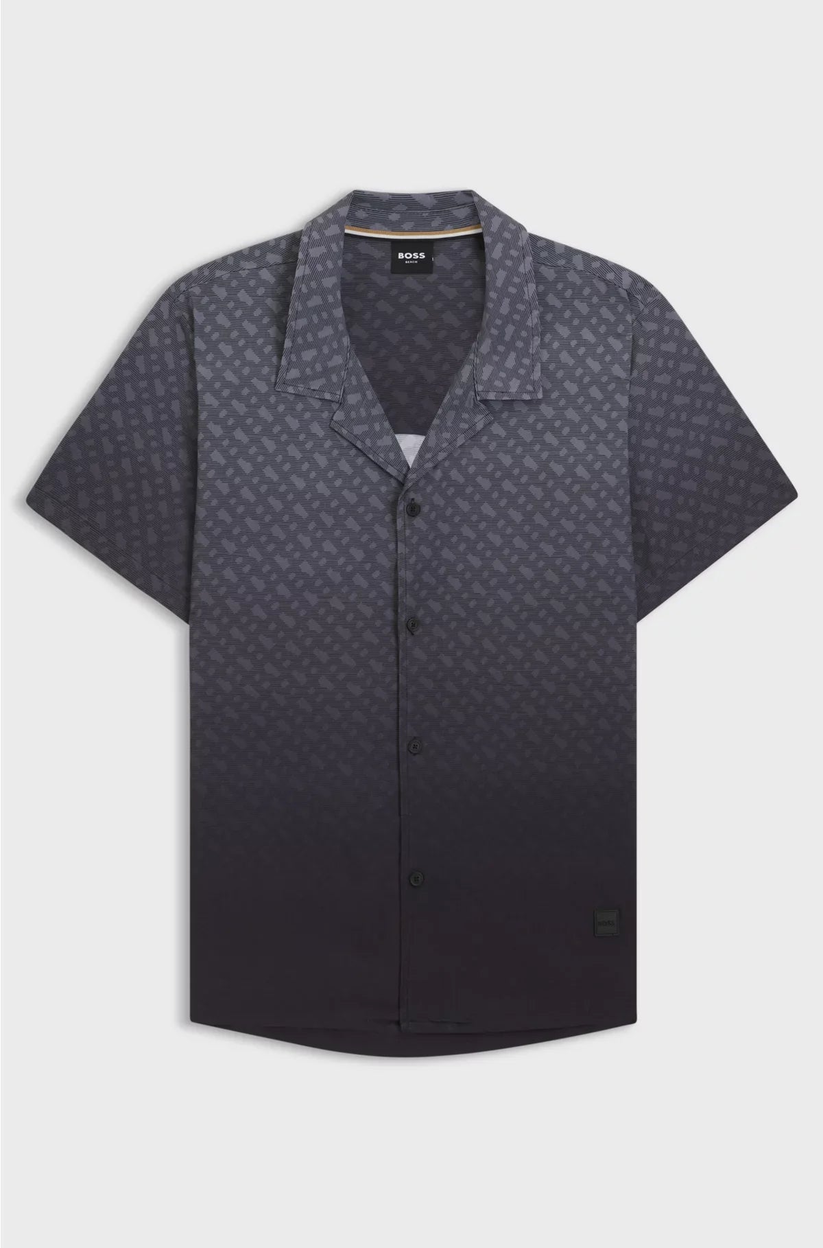 CAMICIA REGULAR-FIT CON STAMPA MONOGRAM DEGRADÉ
