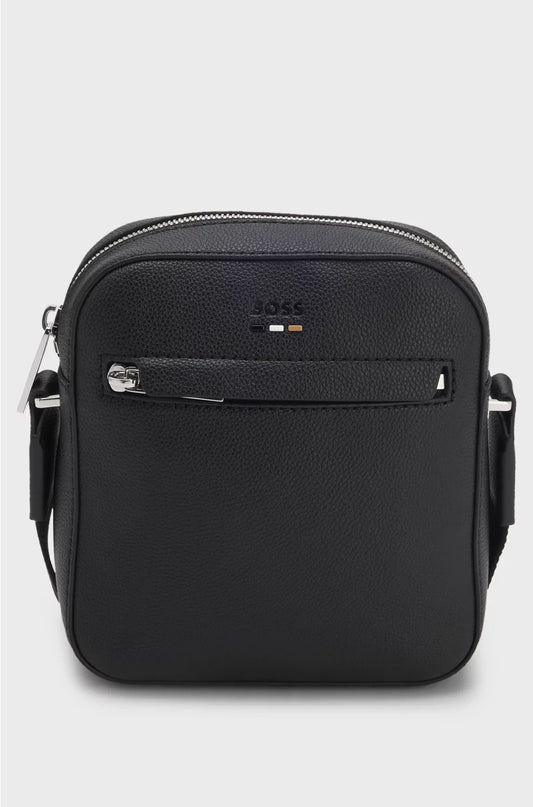 REPORTER BAG WITH EMBOSSED LOGO