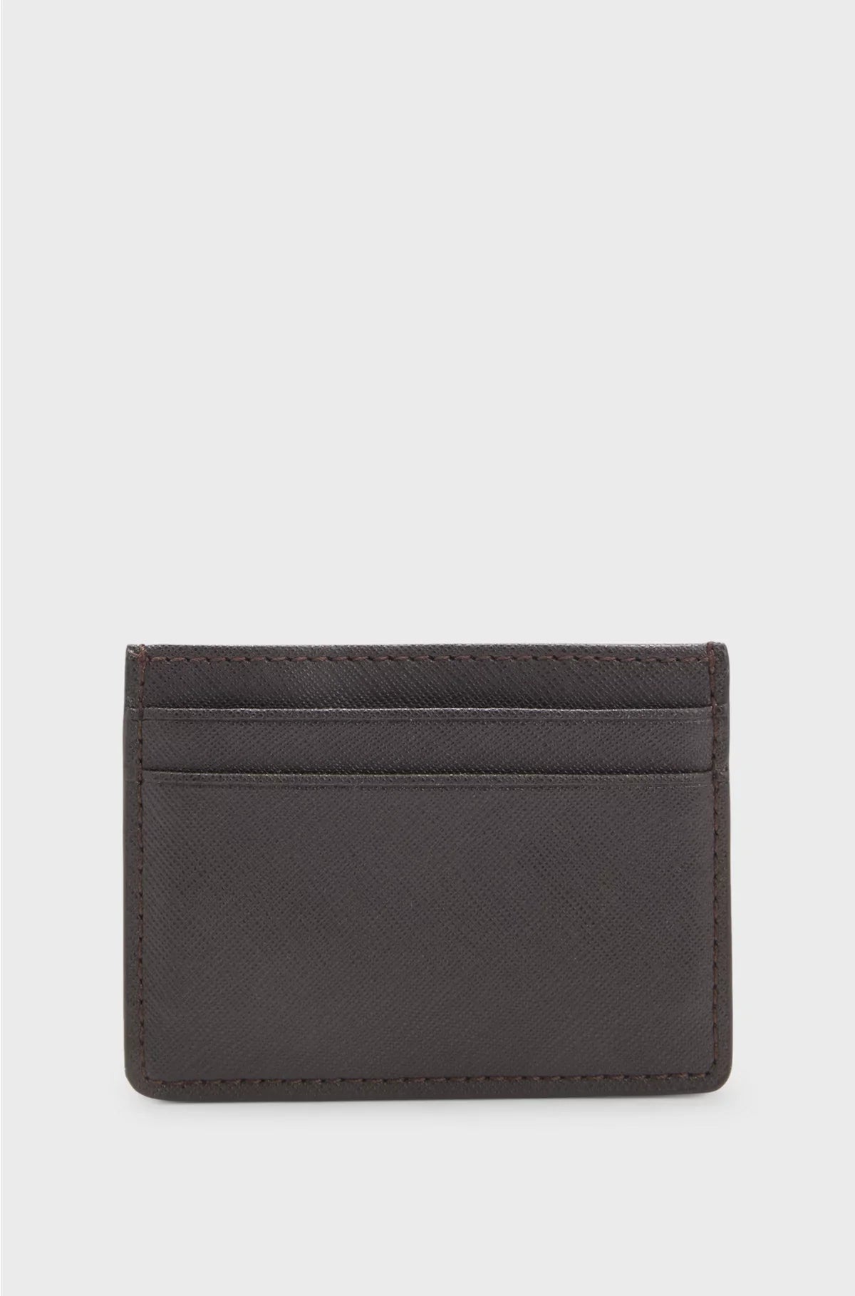 CARD HOLDER WITH FOIL-EMBOSSED LOGO