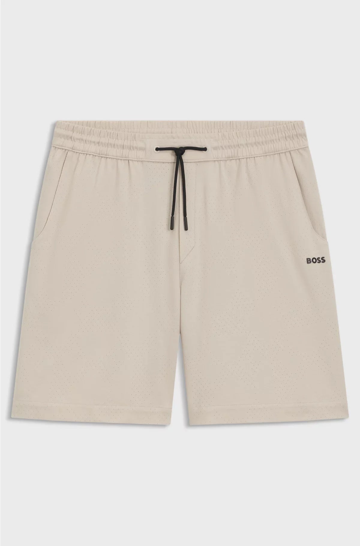 COTTON-JERSEY SHORTS WITH MESH STRUCTURE