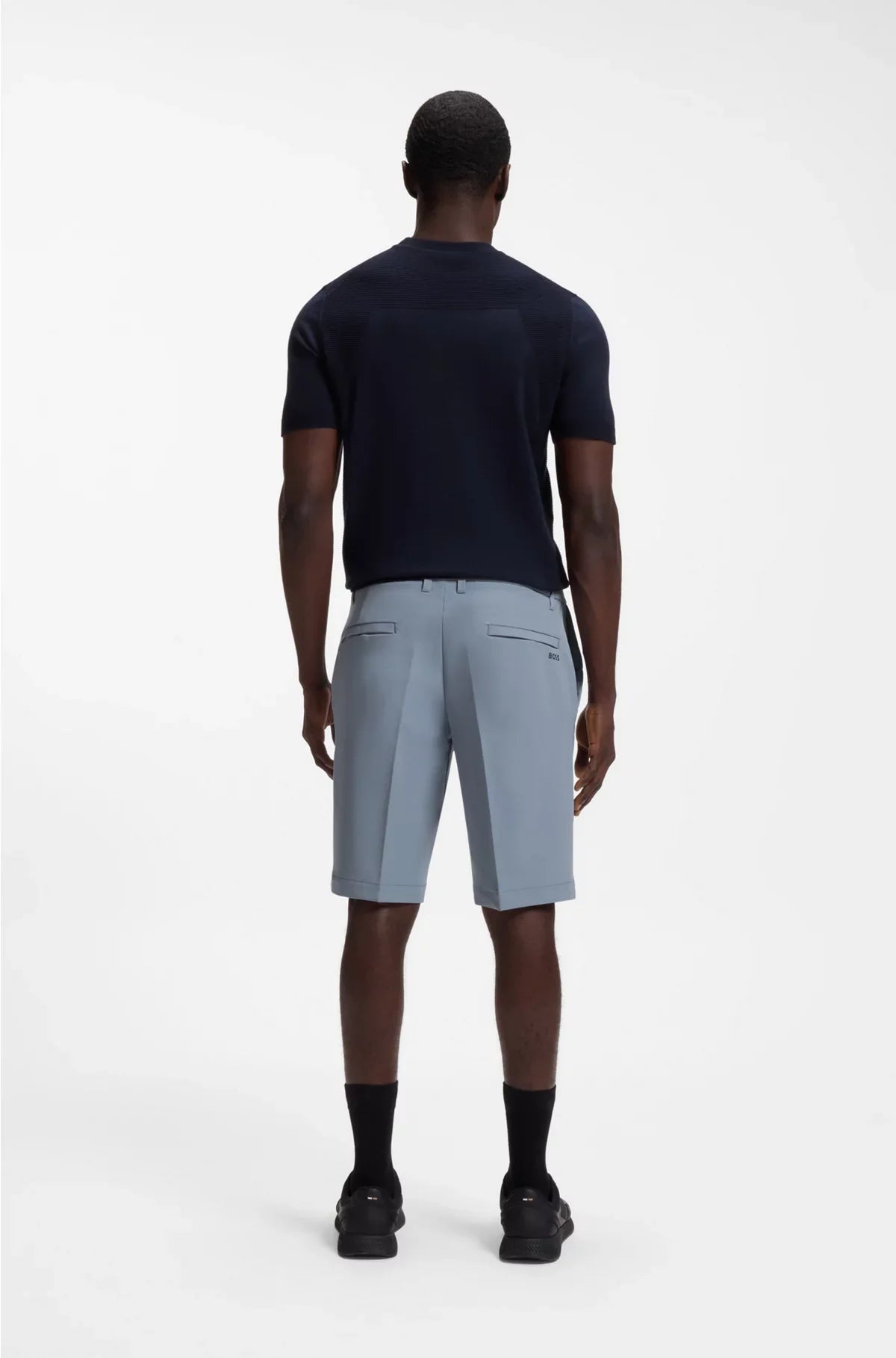 SHORTS SLIM-FIT IN TESSUTO ELASTICIZZATO IDROREPELLENTE