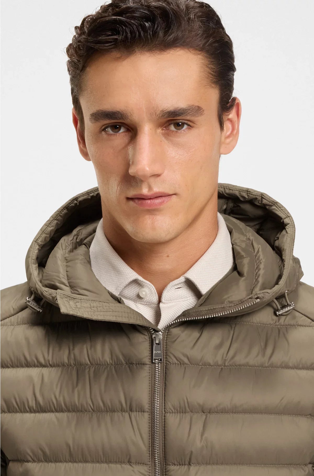 PADDED JACKET IN WATER-REPELLENT FABRIC WITH DOWN FILLING
